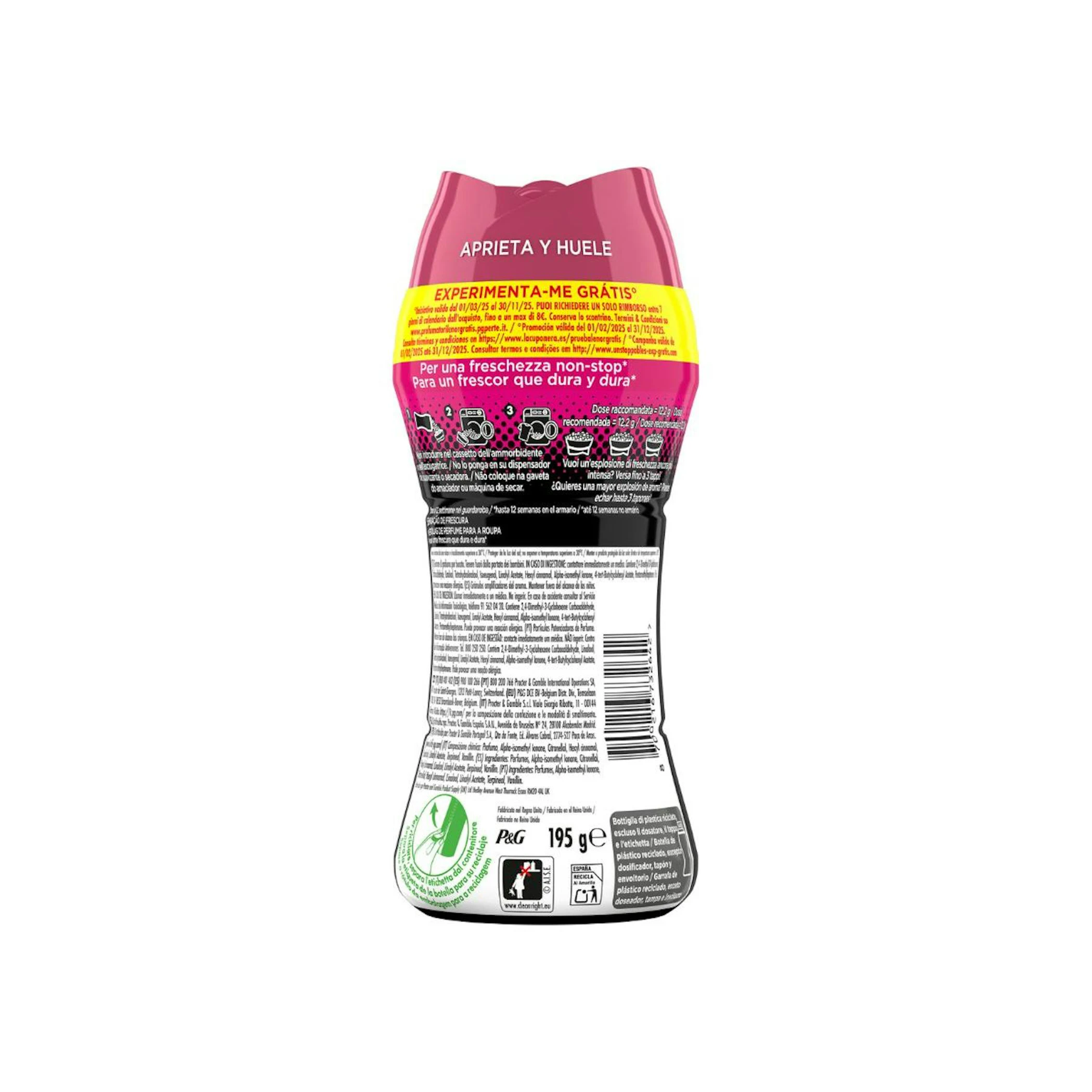 Perlas Perfumadas Unstoppables Frescor Sensaciones Lenor 195 Gr