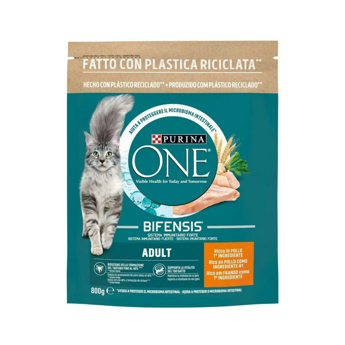 Pienso Gatos Adultos Pollo Bifensis Purina One 800Gr Pienso Gatos Adultos Pollo Bifensis Purina One 800Gr 0