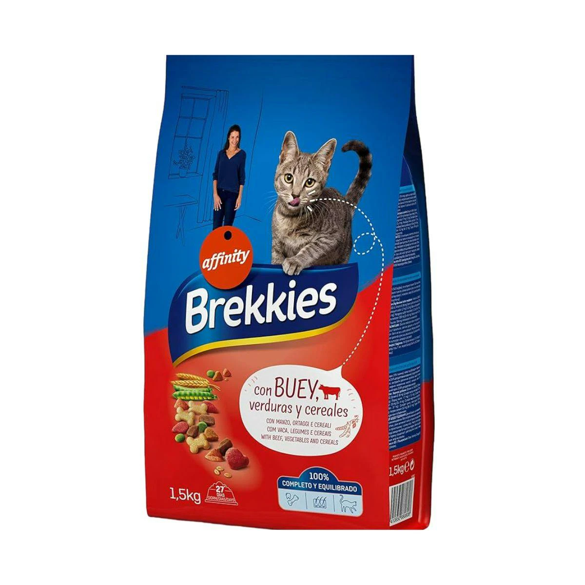 Pienso Gatos Buey Brekkies 1.5Kg Pienso Gatos Buey Brekkies 1.5Kg 0