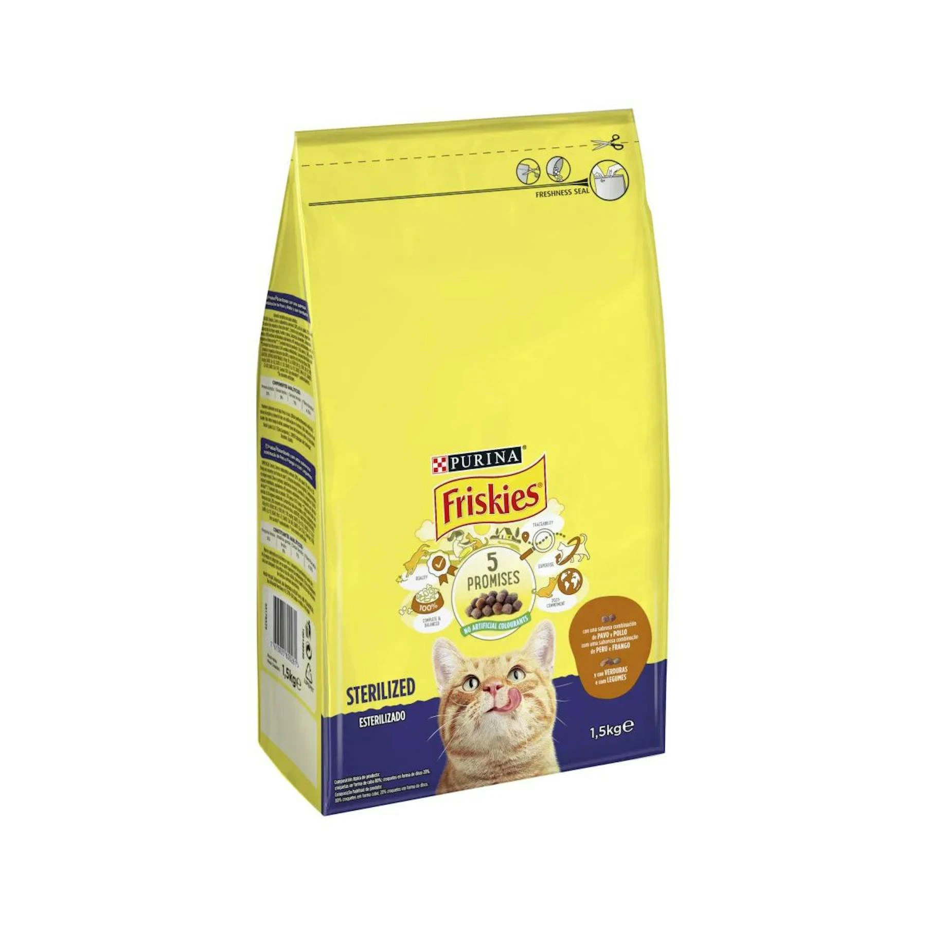 Pienso Gatos Esterilizados Pollo Y Pavo Friskies 1.5Kg Pienso Gatos Esterilizados Pollo Y Pavo Friskies 1.5Kg 0