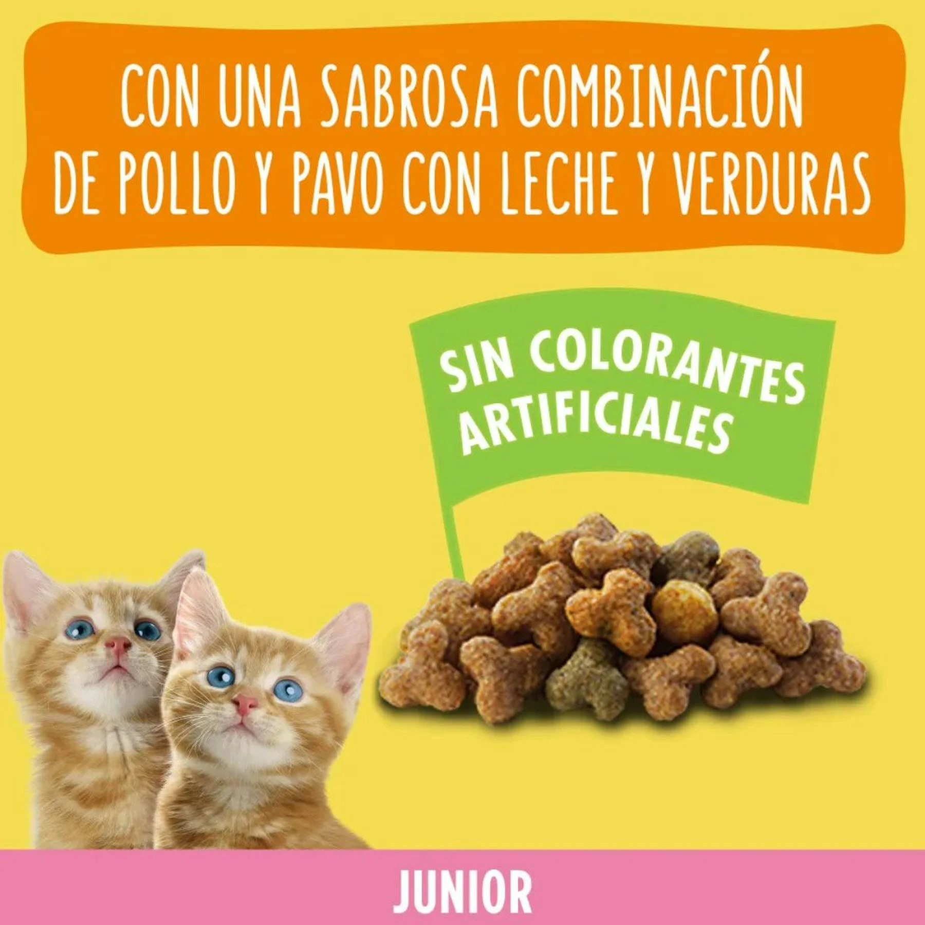 Ração Gatos Júnior Frango E Leite Friskies 1.5Kg