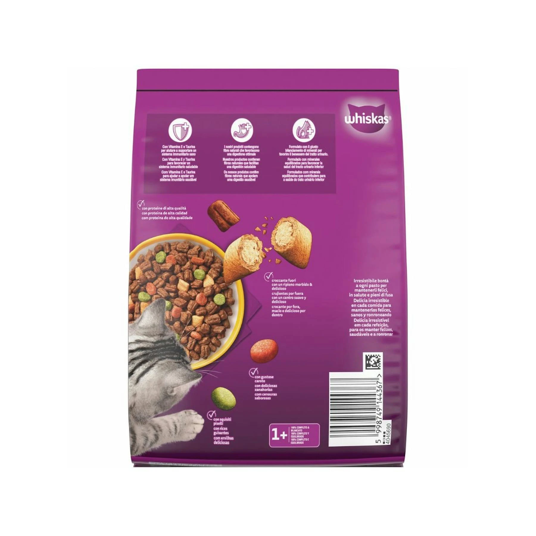 Pienso Gatos Pollo Whiskas 800Gr