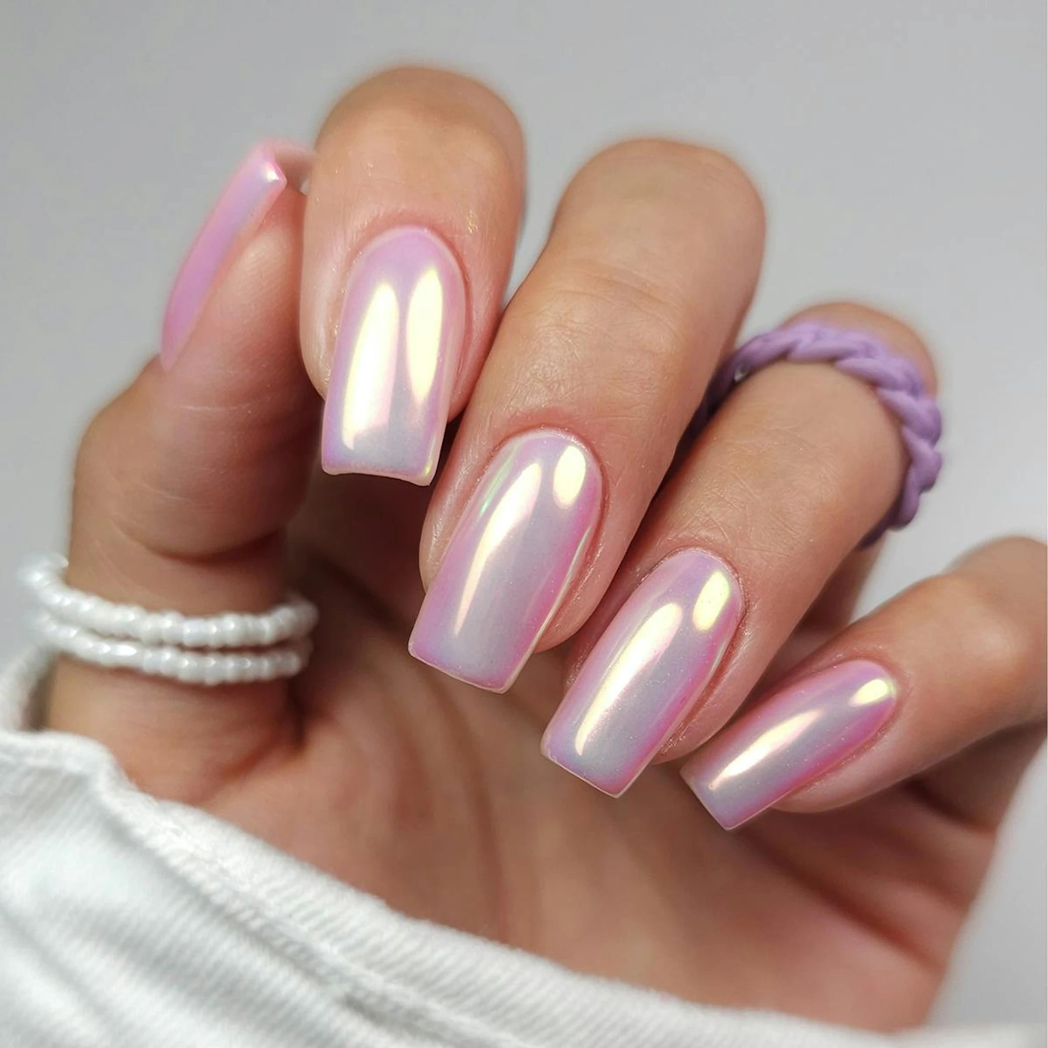 Polvo Decoración Manicura Hi Hybrid
