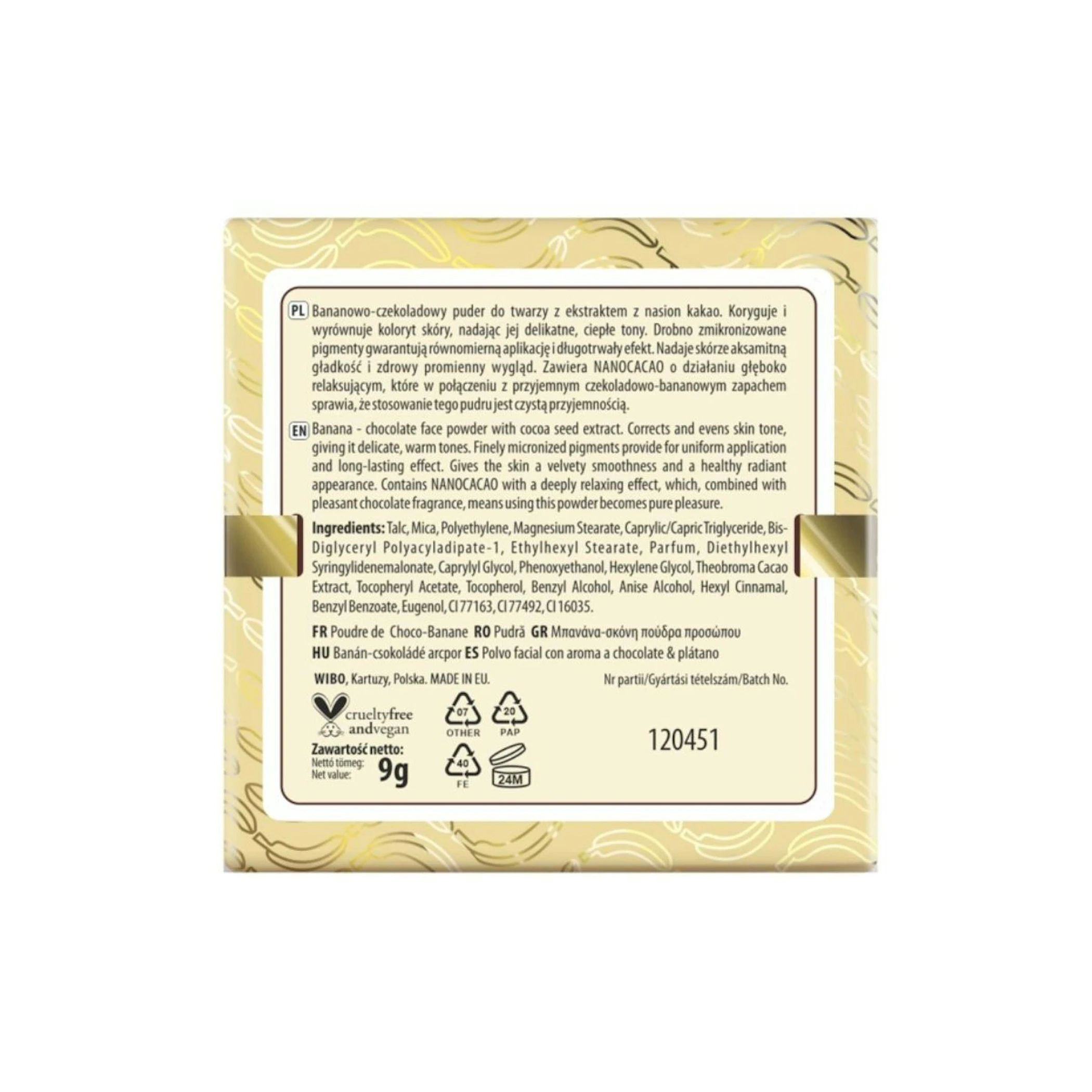 Polvos Compactos Banana Chocolate Lovely