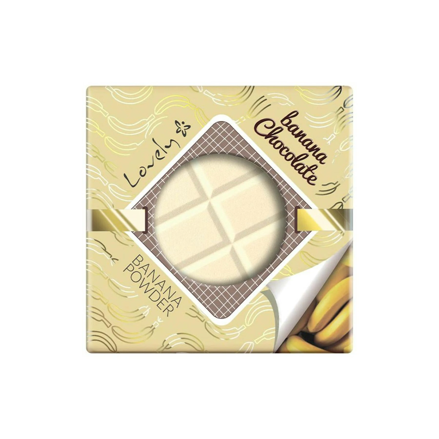 Polvos Compactos Banana Chocolate Lovely Polvos Compactos Banana Chocolate Lovely 0