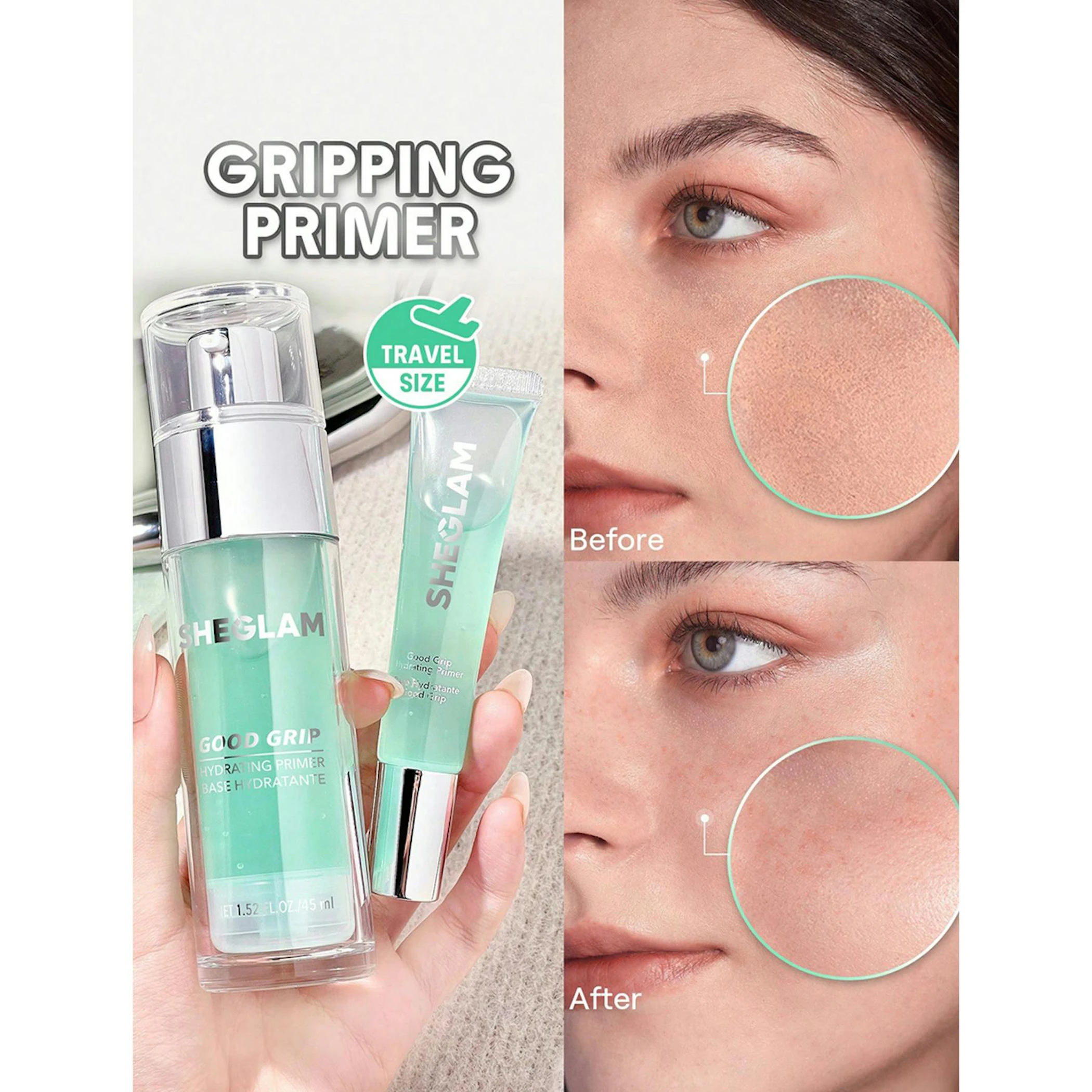 Prebase Hidratante Good Grip Sheglam 15Ml