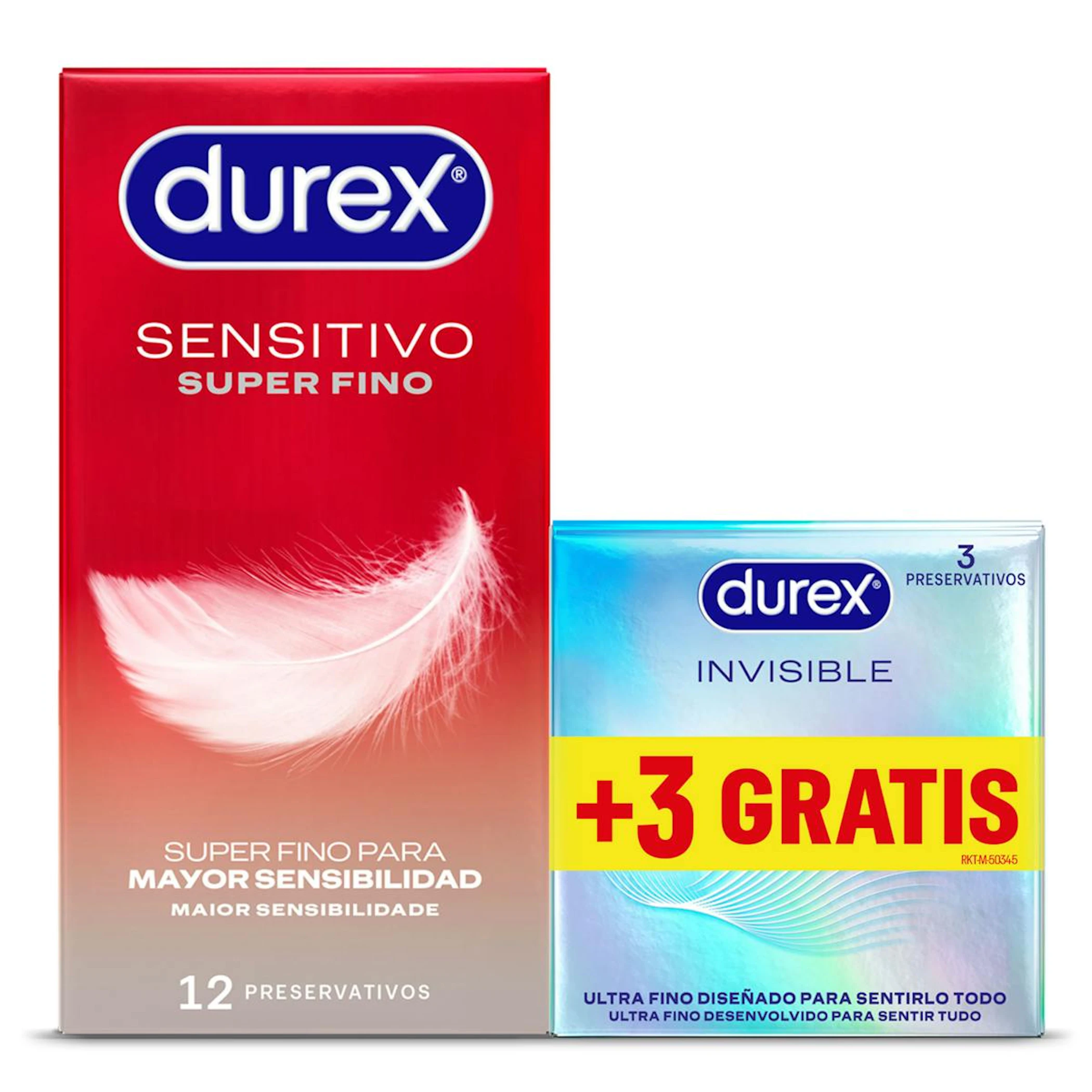 Preservativos Sensitivo Super Fino Durex 12 Uds 0