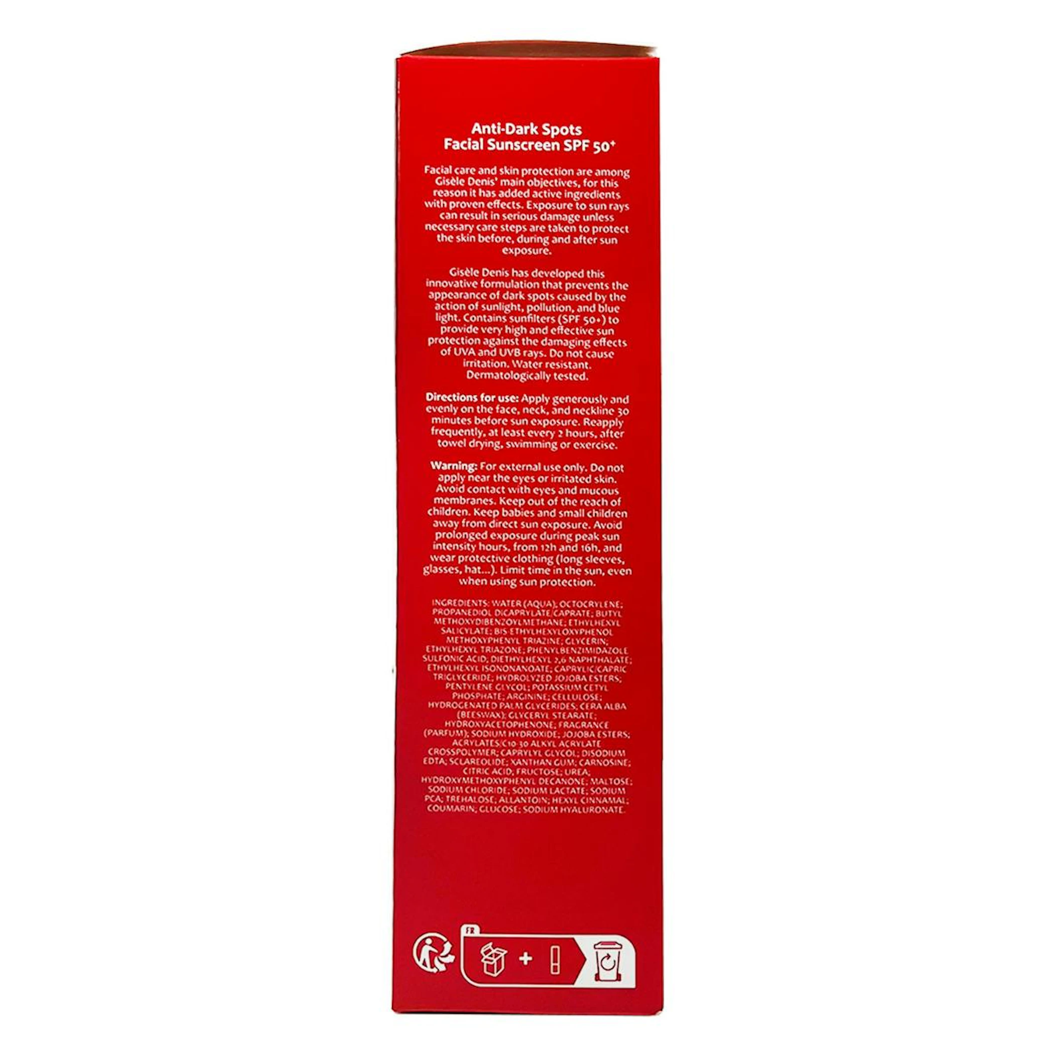 Protetor Solar Facial Antimanchas SPF 50+ Gisèle Denis 40Ml
