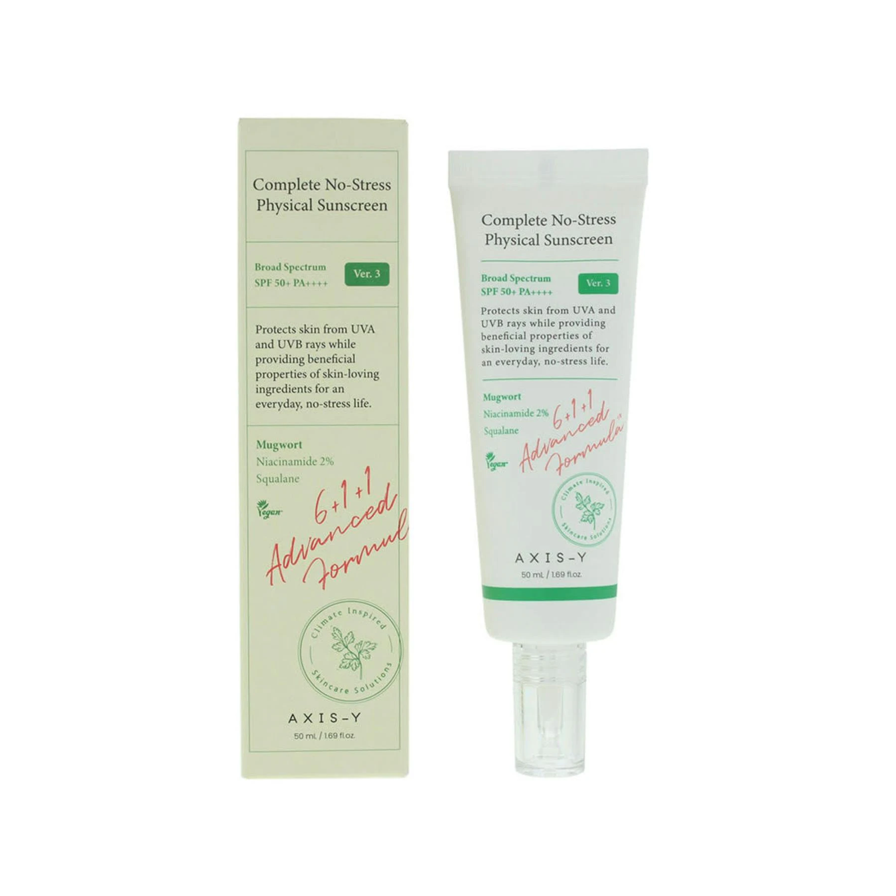 Protector Solar Complete No-Stress Physical SPF 50+ Axis-Y 50Ml 0