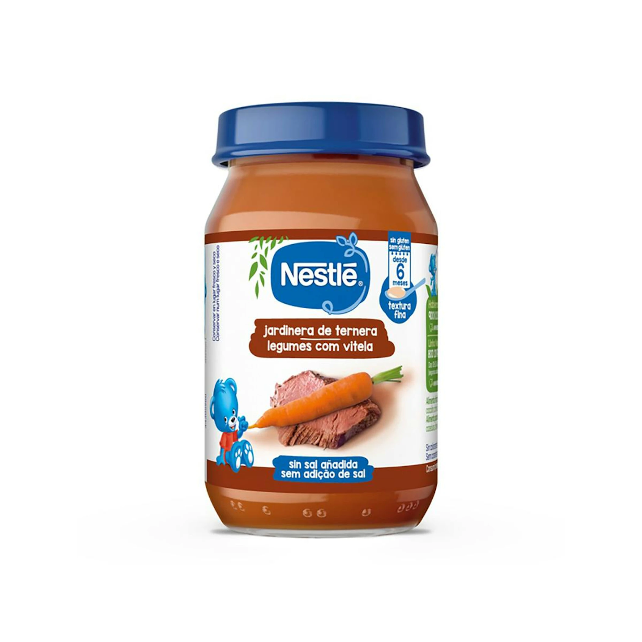 Tarrito Jardinera De Ternera Nestlé 190Gr 0
