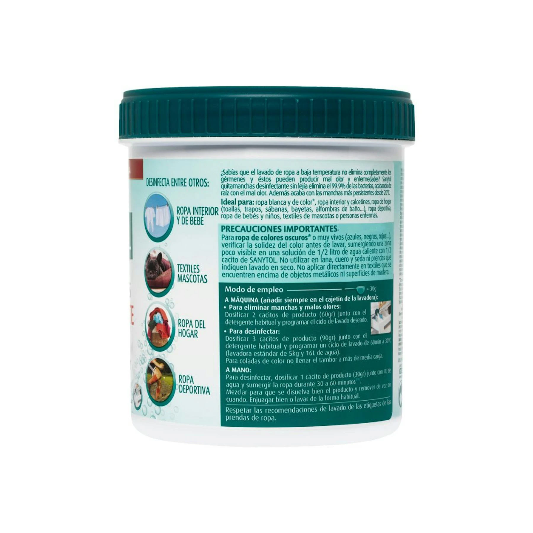 Quitamanchas Desinfectante Sanytol 450 Gr