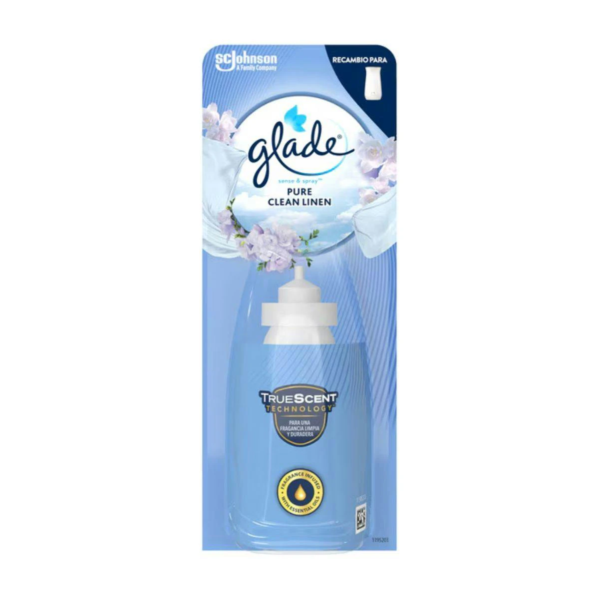 Recambio Ambientador Sense & Spray Frescor Ropa Limpia Glade Recambio Ambientador Sense & Spray Frescor Ropa Limpia Glade 0
