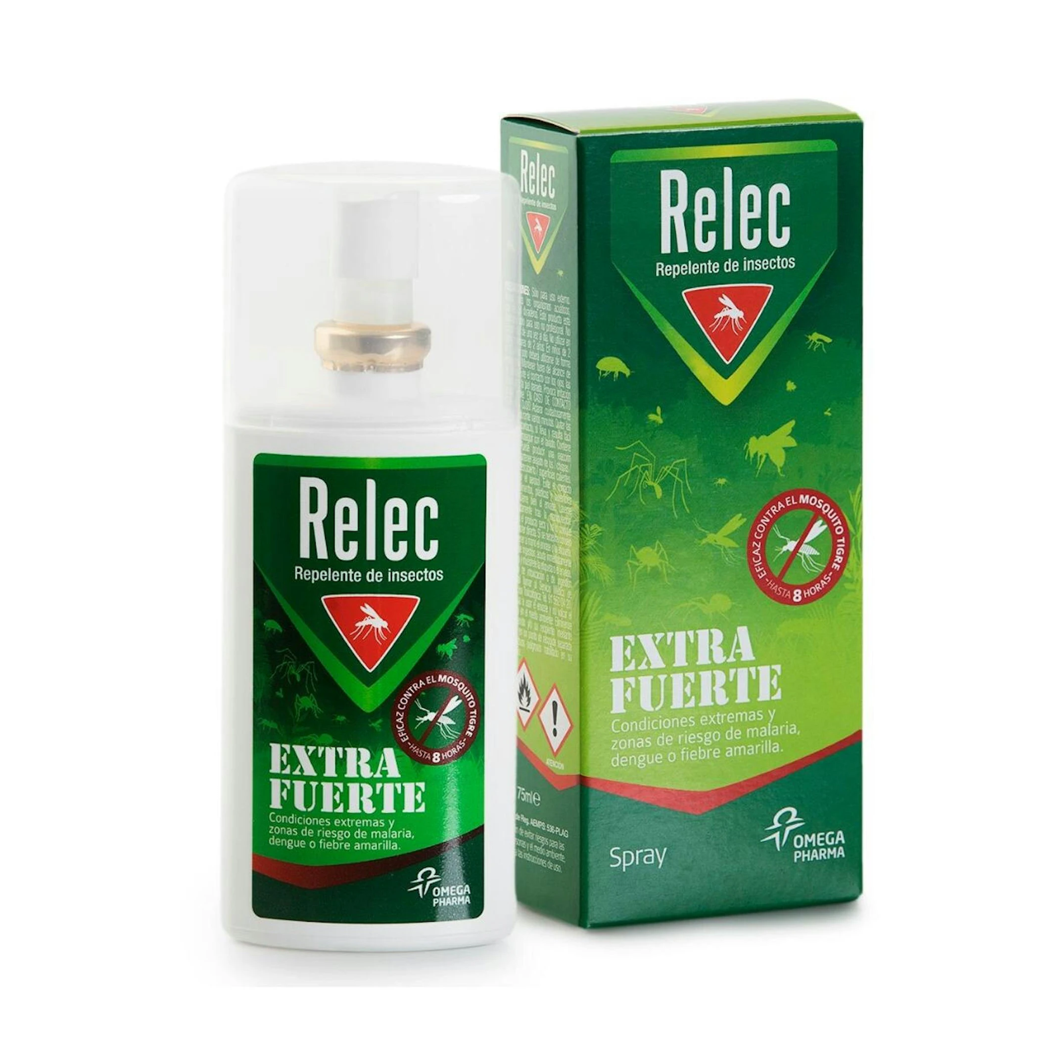 Repelente De Mosquitos Extra Fuerte Relec 75Ml 0