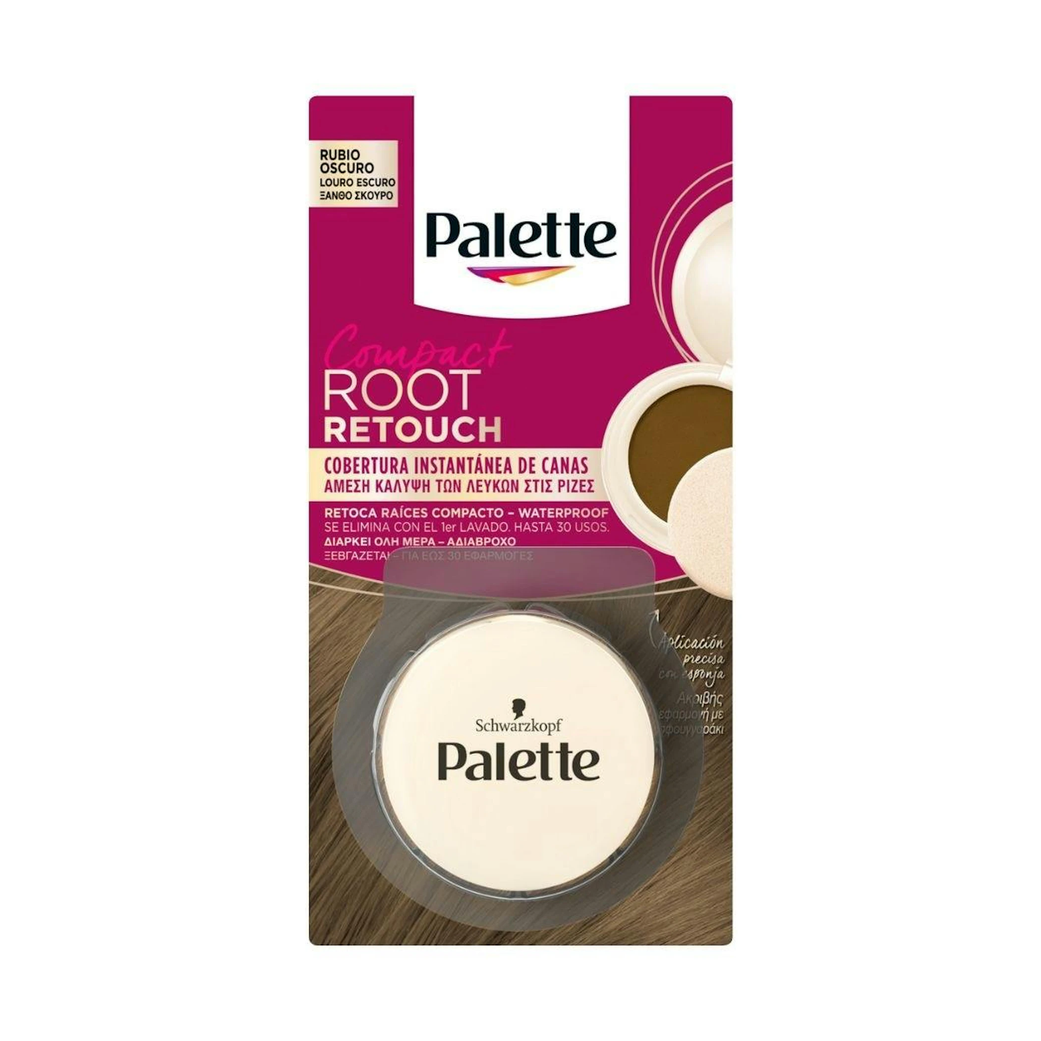 Retoca Raíces Compacto Palette Tono Rubio 0
