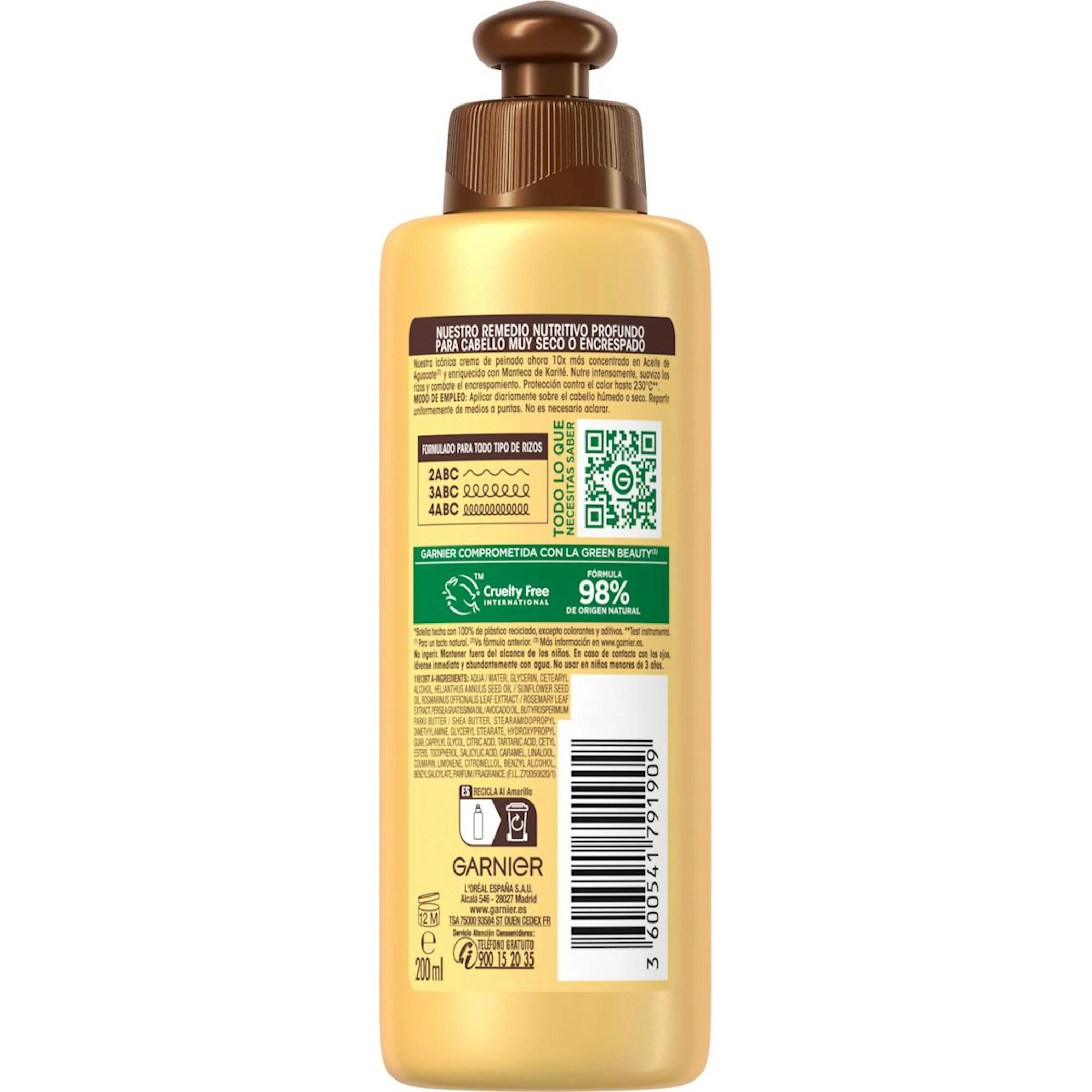 Sérum Aguacate & Karité Original Remedies Pelo Rebelde 200Ml
