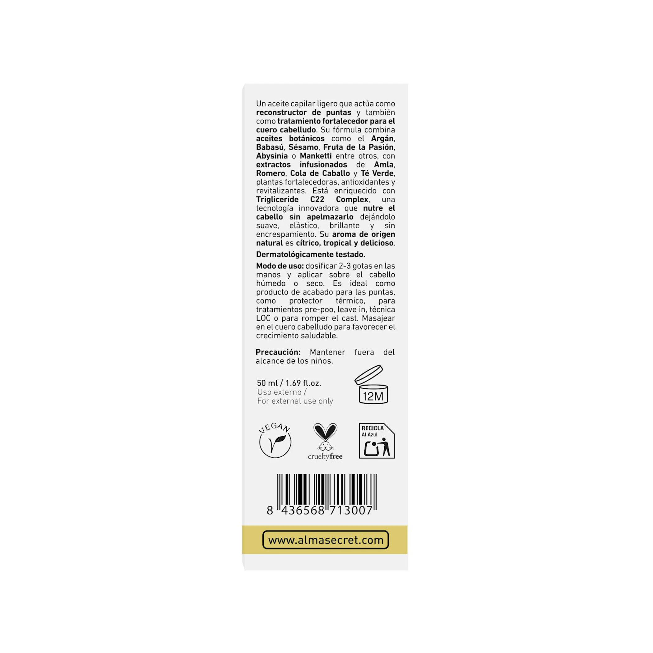 Sérum Capilar Botanical Rescue Alma Secret 50Ml