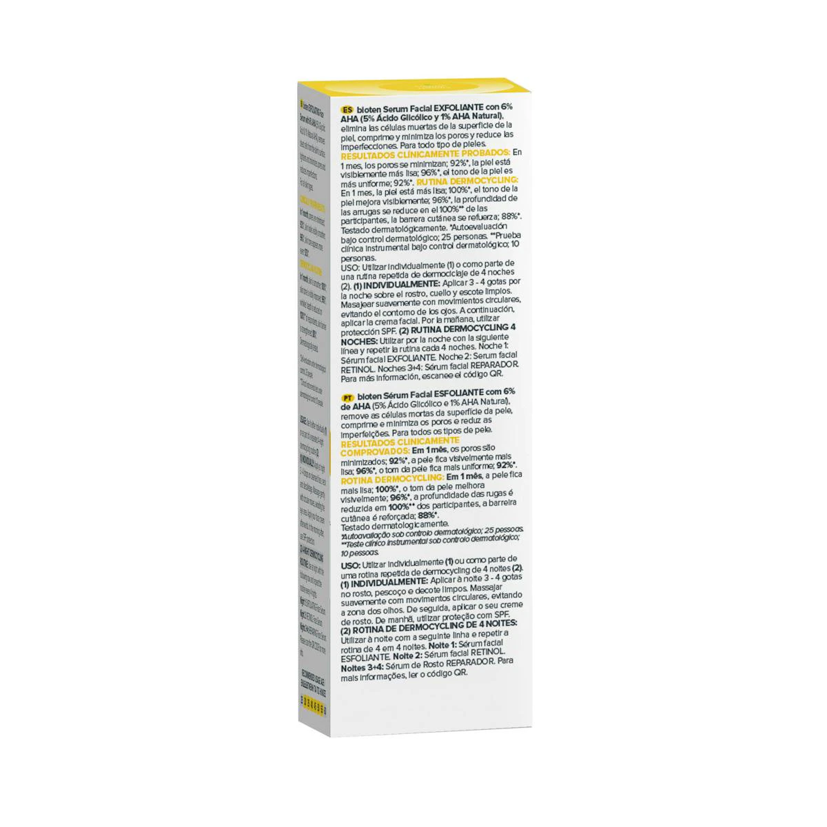 Sérum Exfoliante Dermocycling AHA Bioten 15Ml