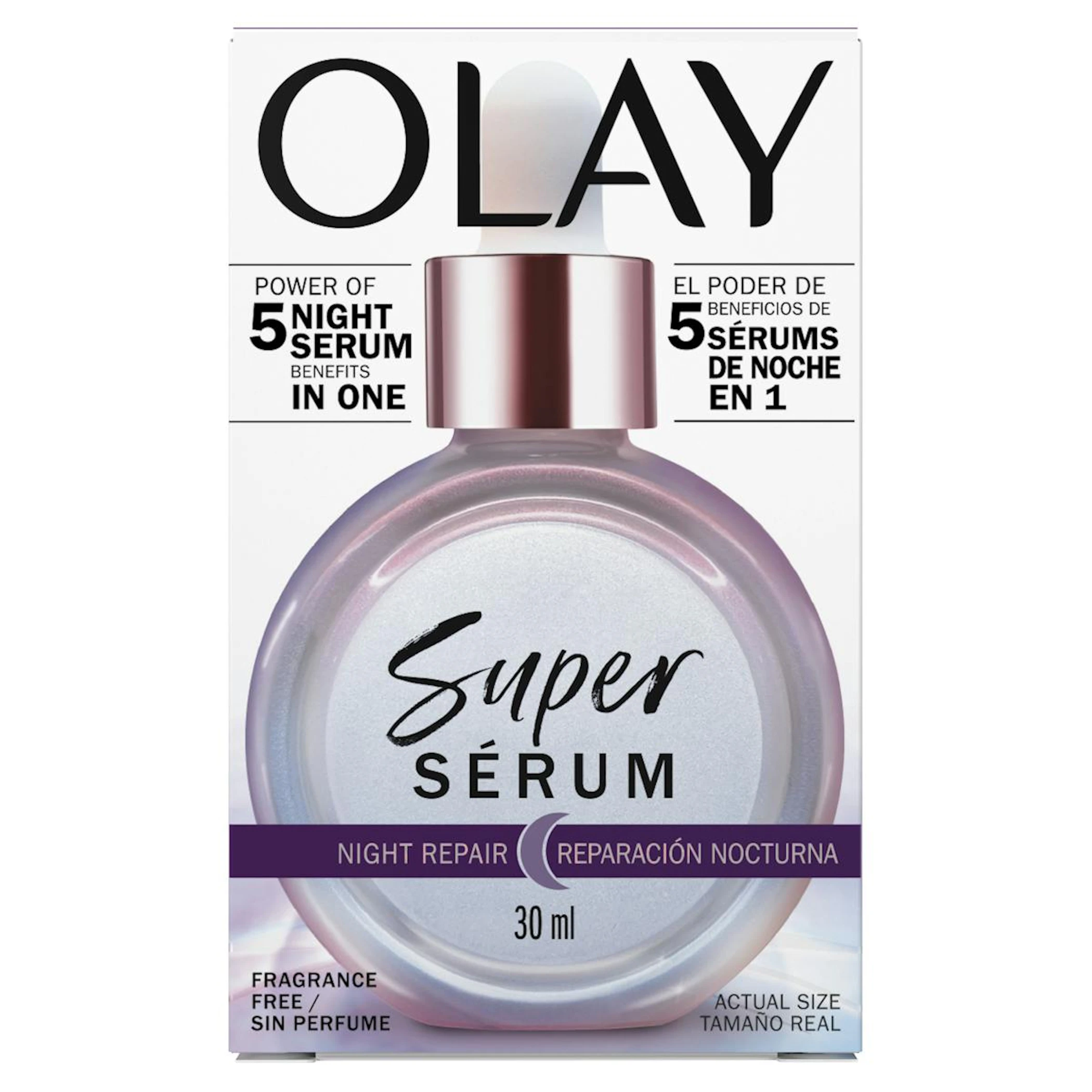 Sérum Facial Nocturno Super Sérum 5 En 1 Olay 30Ml 0