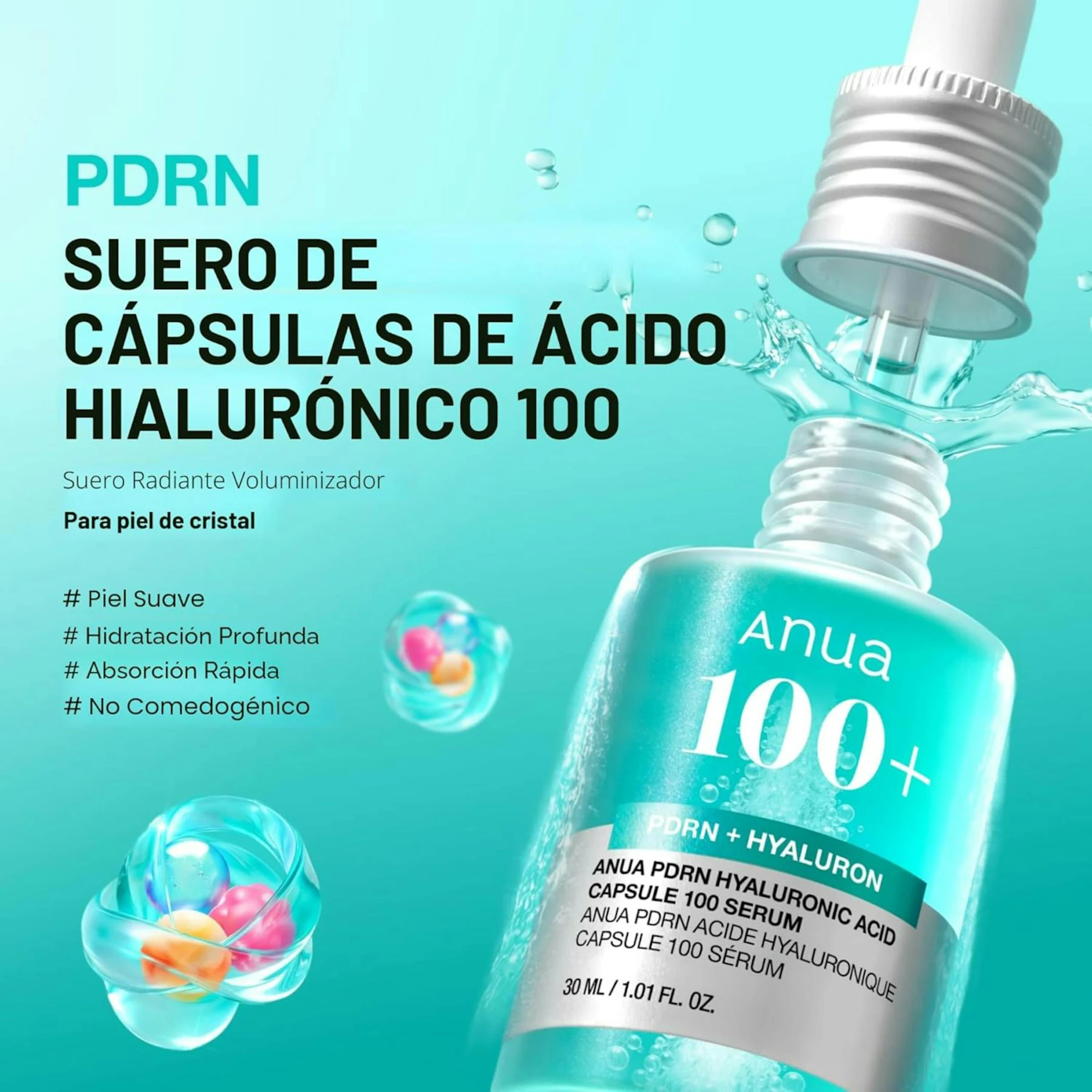 Sérum PDRN + Hyaluron Anua 30Ml