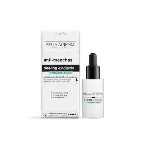 Sérum Peeling Exfoliante 10 % AHA + PHA Bella Aurora 30Ml