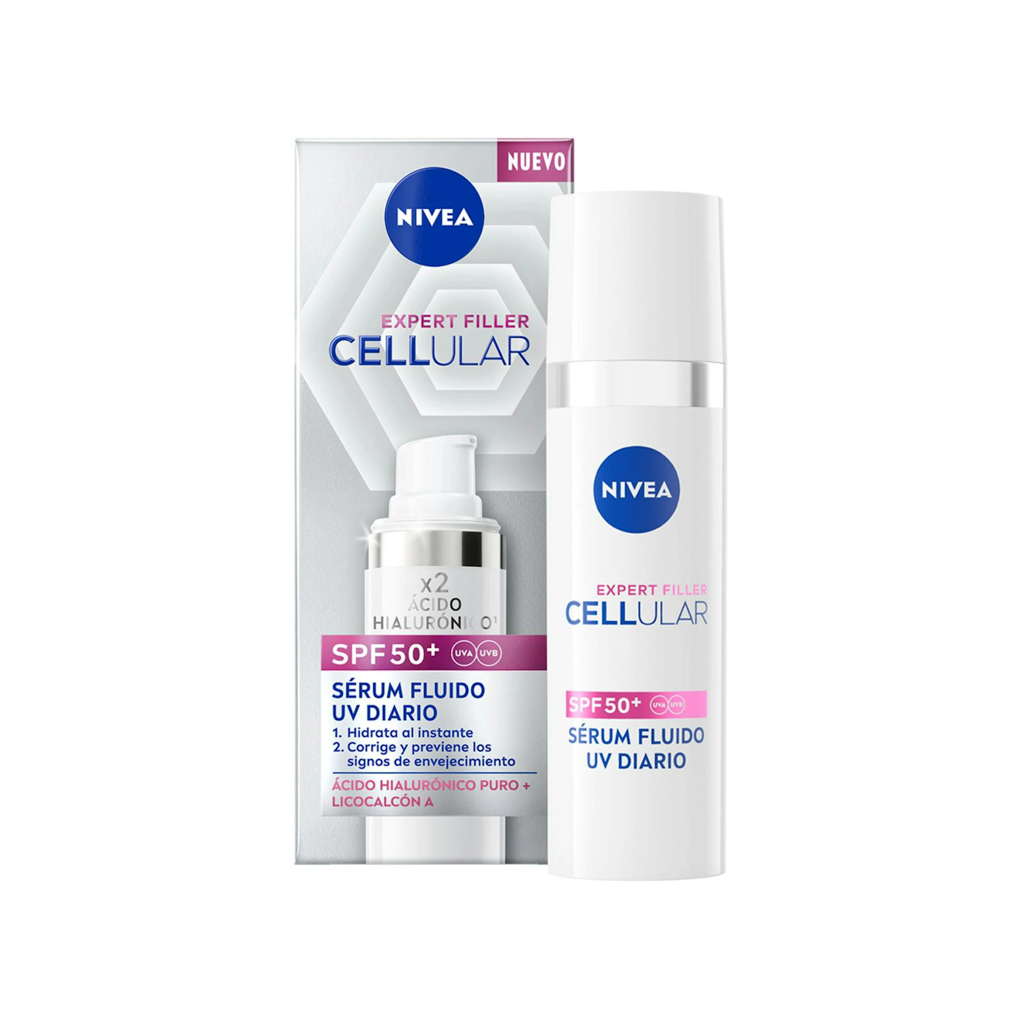 Sérum UV Diario Expert Filler Cellular SPF 50+ Nivea 30Ml 0