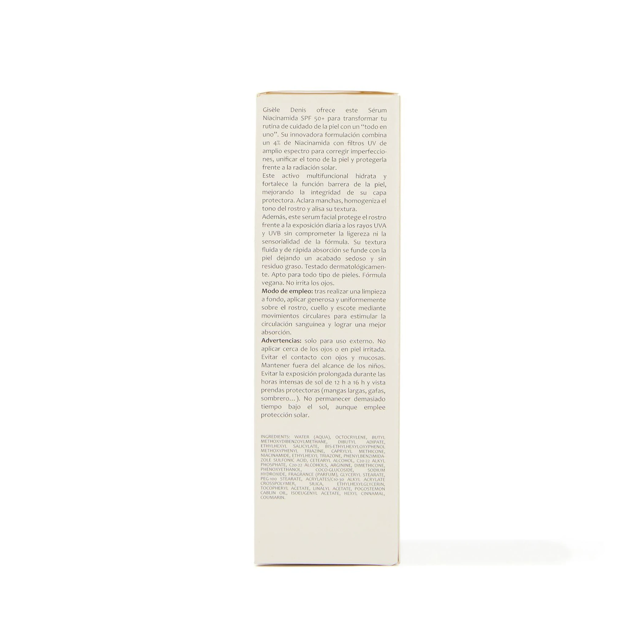 Sérum Ácido Hialurónico SPF50+ Gisèle Denis 30Ml