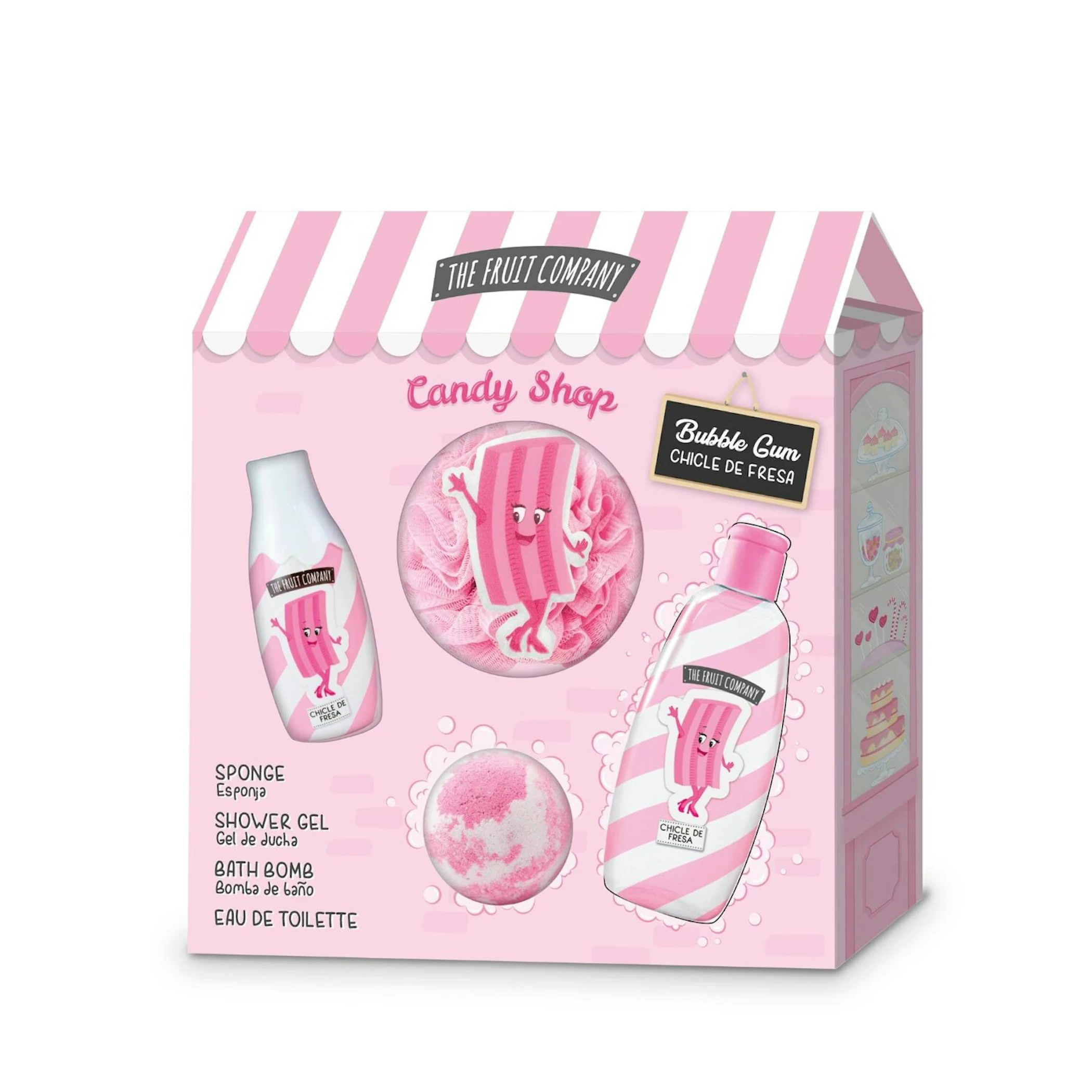 Set Candy Shop Chicle De Fresa The Fruit Company 0