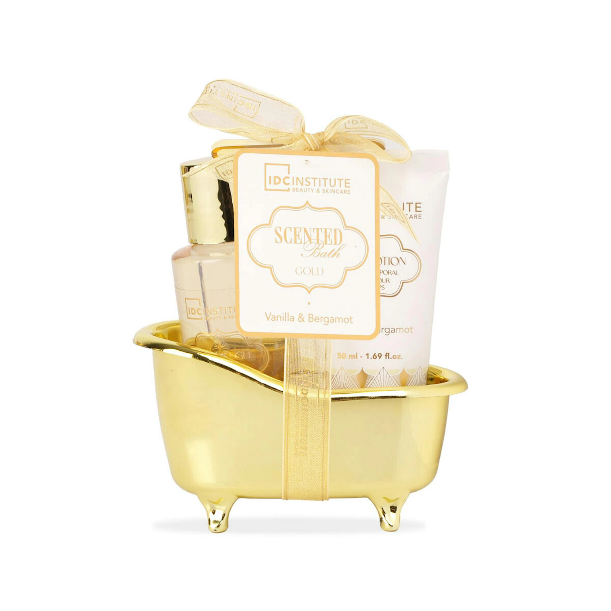 Set De Baño Mini Scented Bath Gold IDC Institute 0