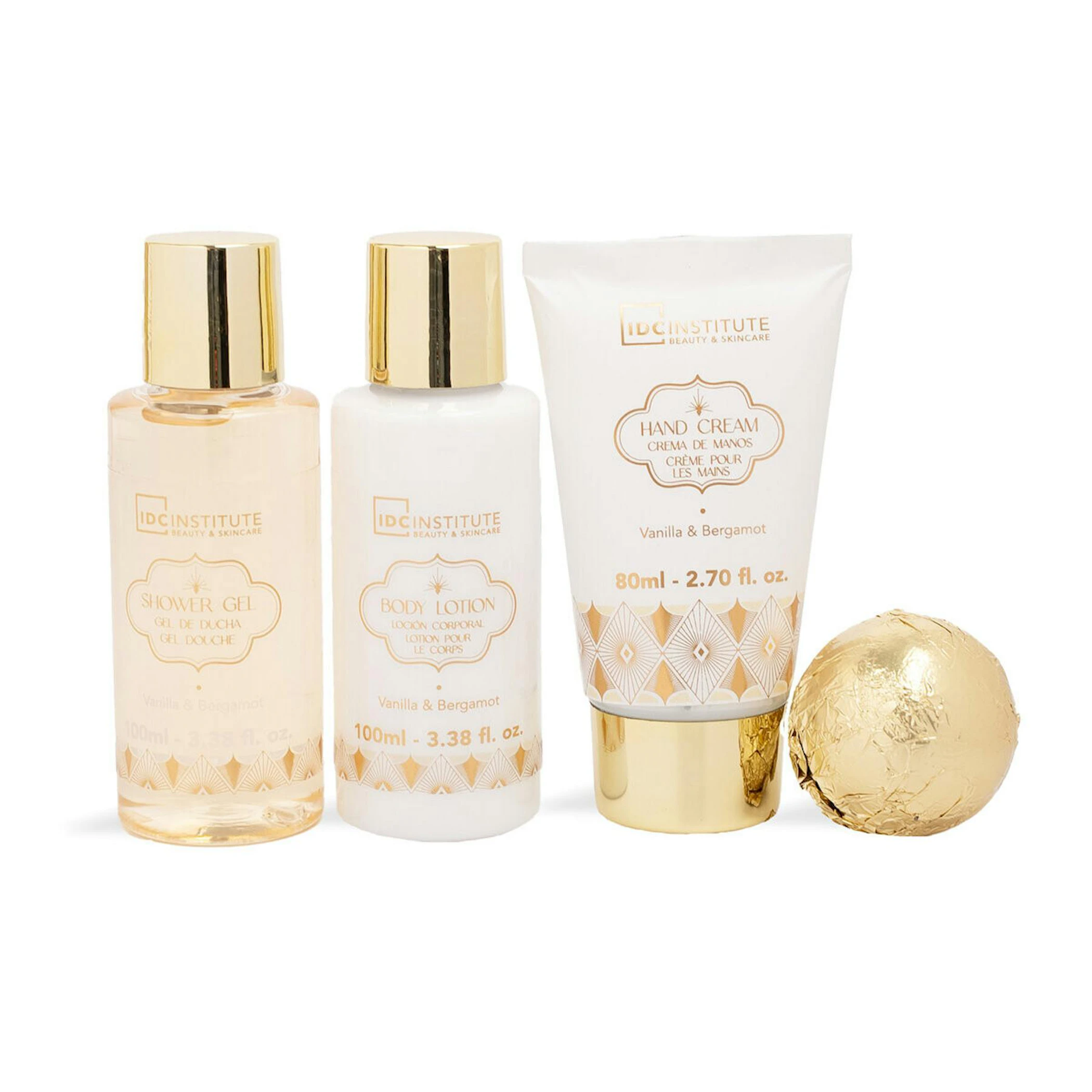 Set De Baño Scented Bath Gold IDC Institute
