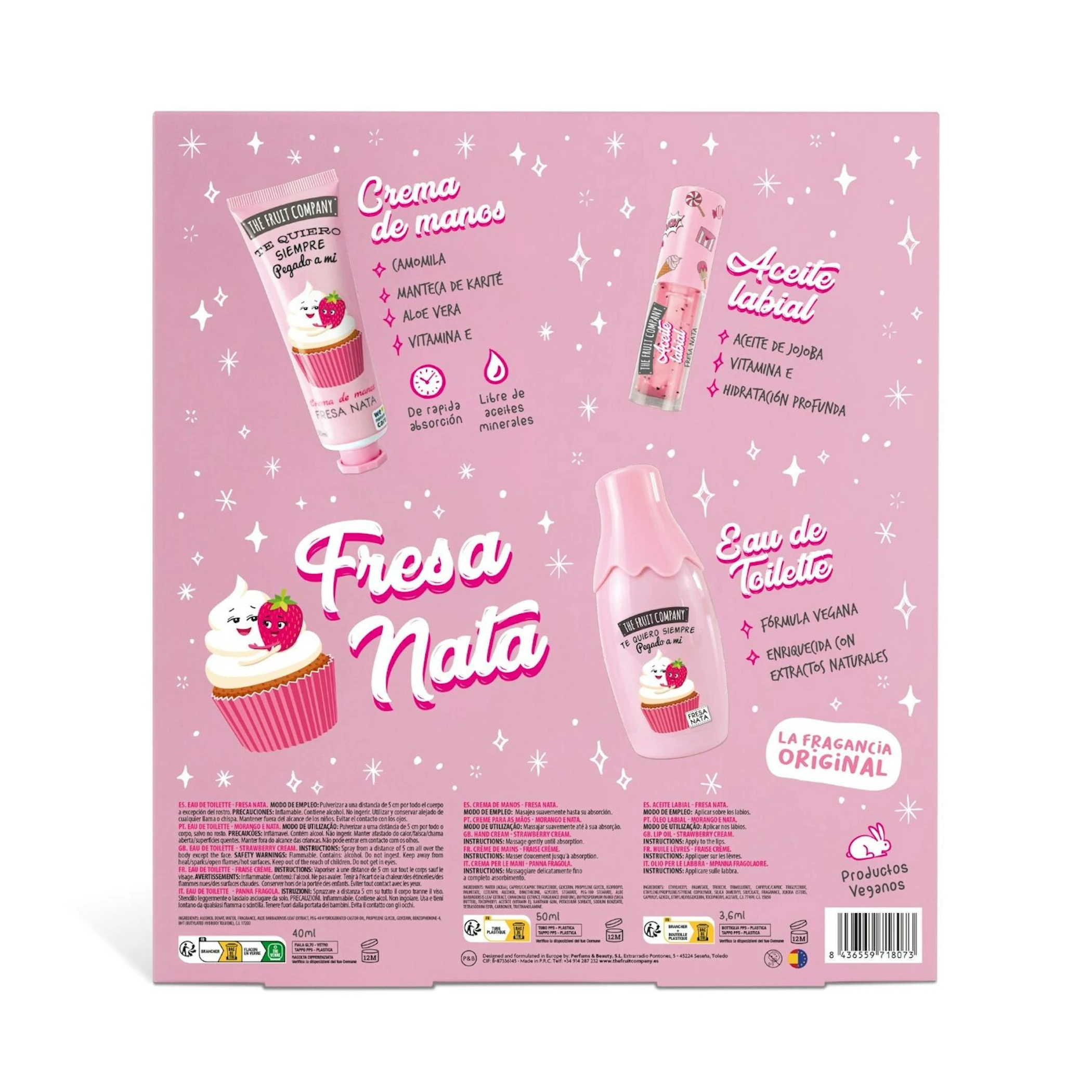 Set Morango e Nata The Fruit Company