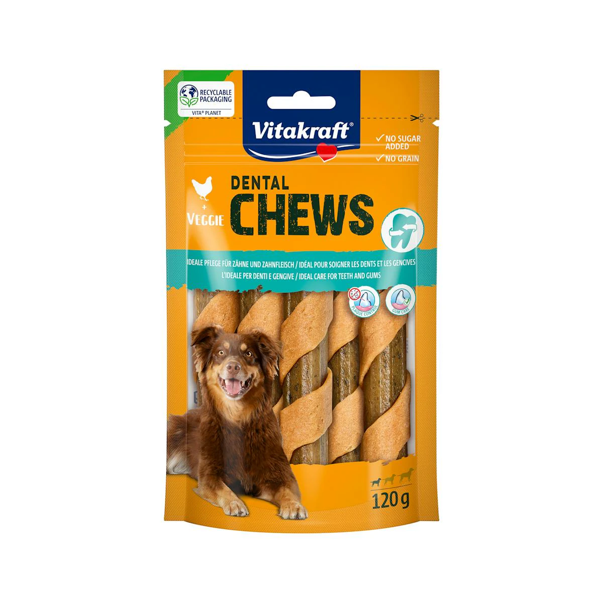 Snack Perros Pequeños Dental Chew Vitakraft 127 G Snack Perros Pequeños Dental Chew Vitakraft 127 G 0