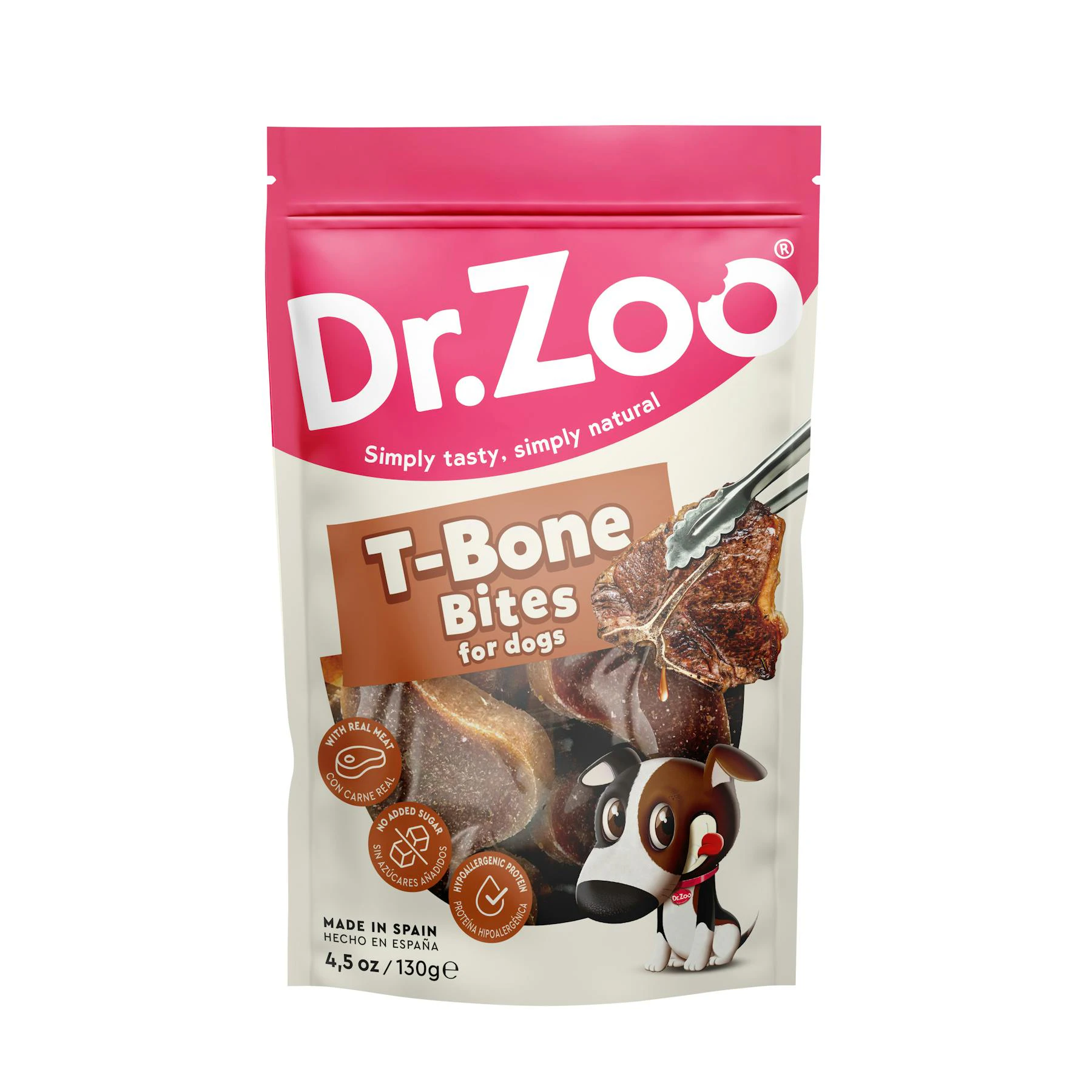 Snack Perros T-Bone Bites Dr. Zoo 130Gr Snack Perros T-Bone Bites Dr. Zoo 130Gr 0