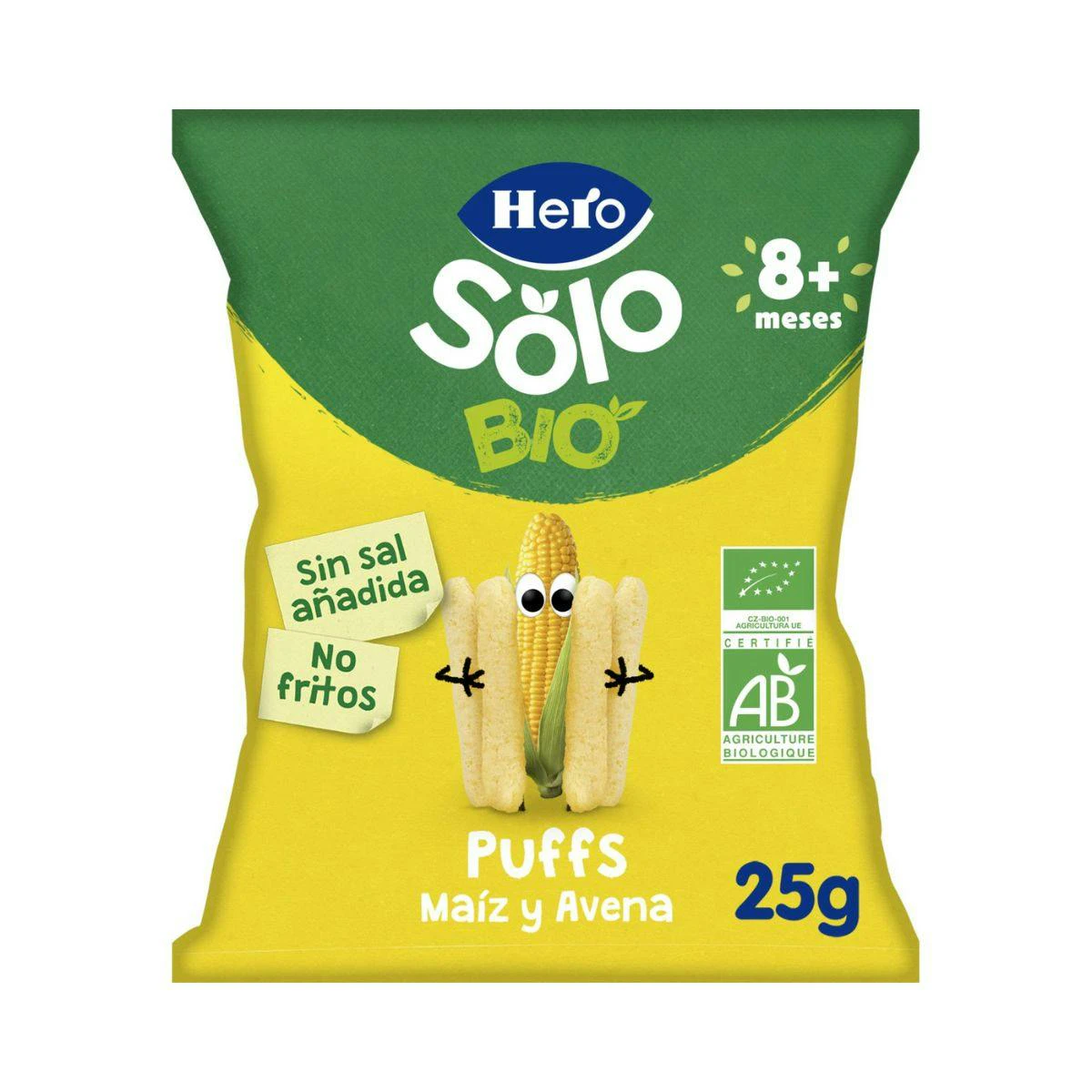 Snack Puffs Milho E Aveia Bio Hero Solo 25Gr Snack Puffs Milho E Aveia Bio Hero Solo 25Gr 0