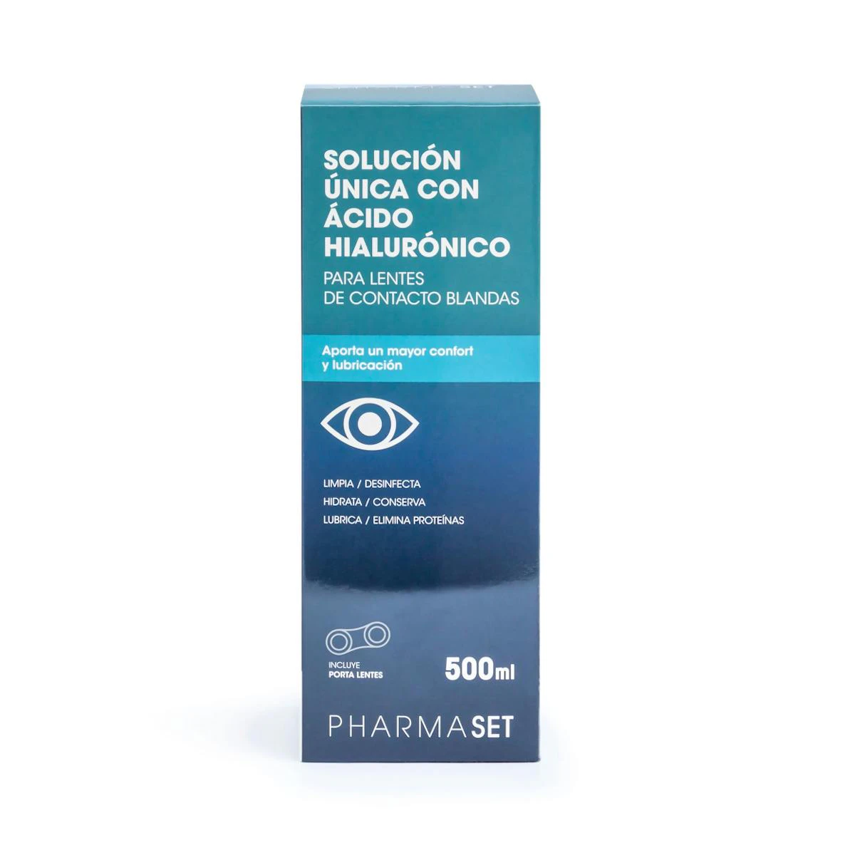 Solução Única Lentes Ácido Hialurónico Pharmaset 2x500Ml