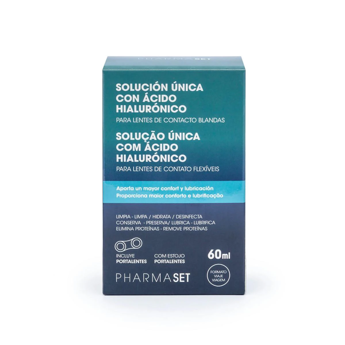 Solução Única Lentes Ácido Hialurónico Pharmaset 60Ml