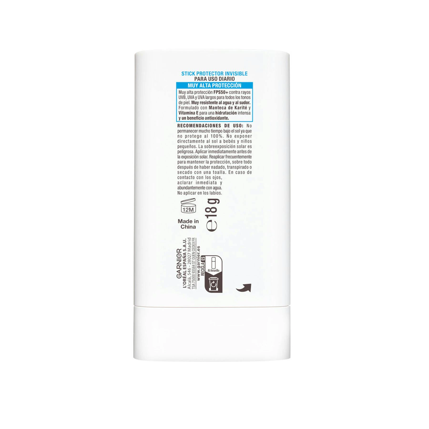 Stick Solar Facial Super UV SPF50+ Delial 18Gr
