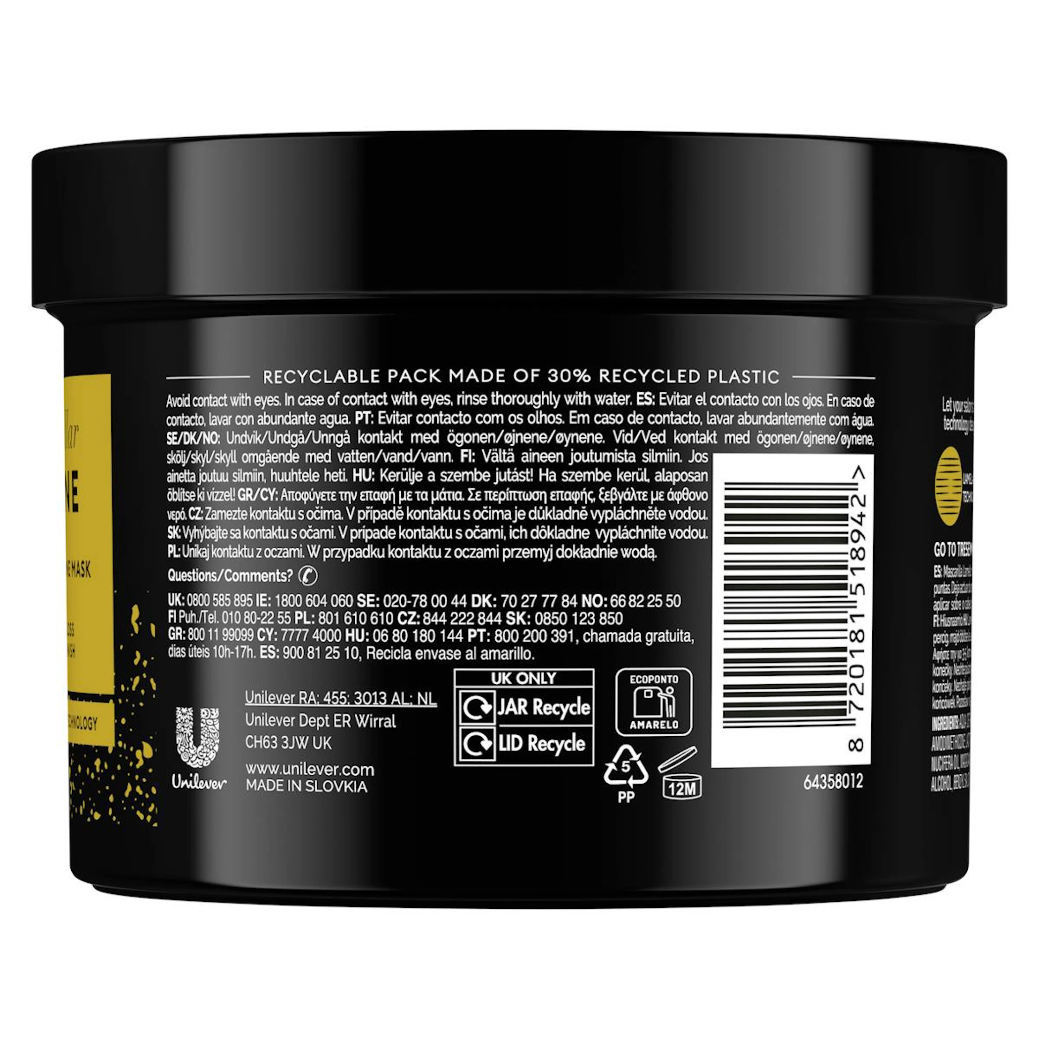 Mascarilla Lamellar Shine TRESemmé 440Ml