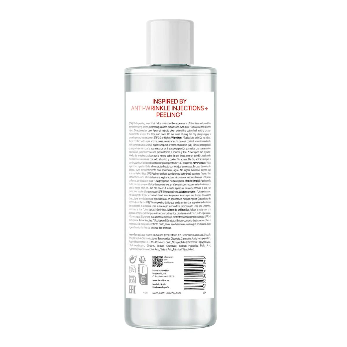 Tónico Peeling BTx7 Lift LaCabine 200Ml