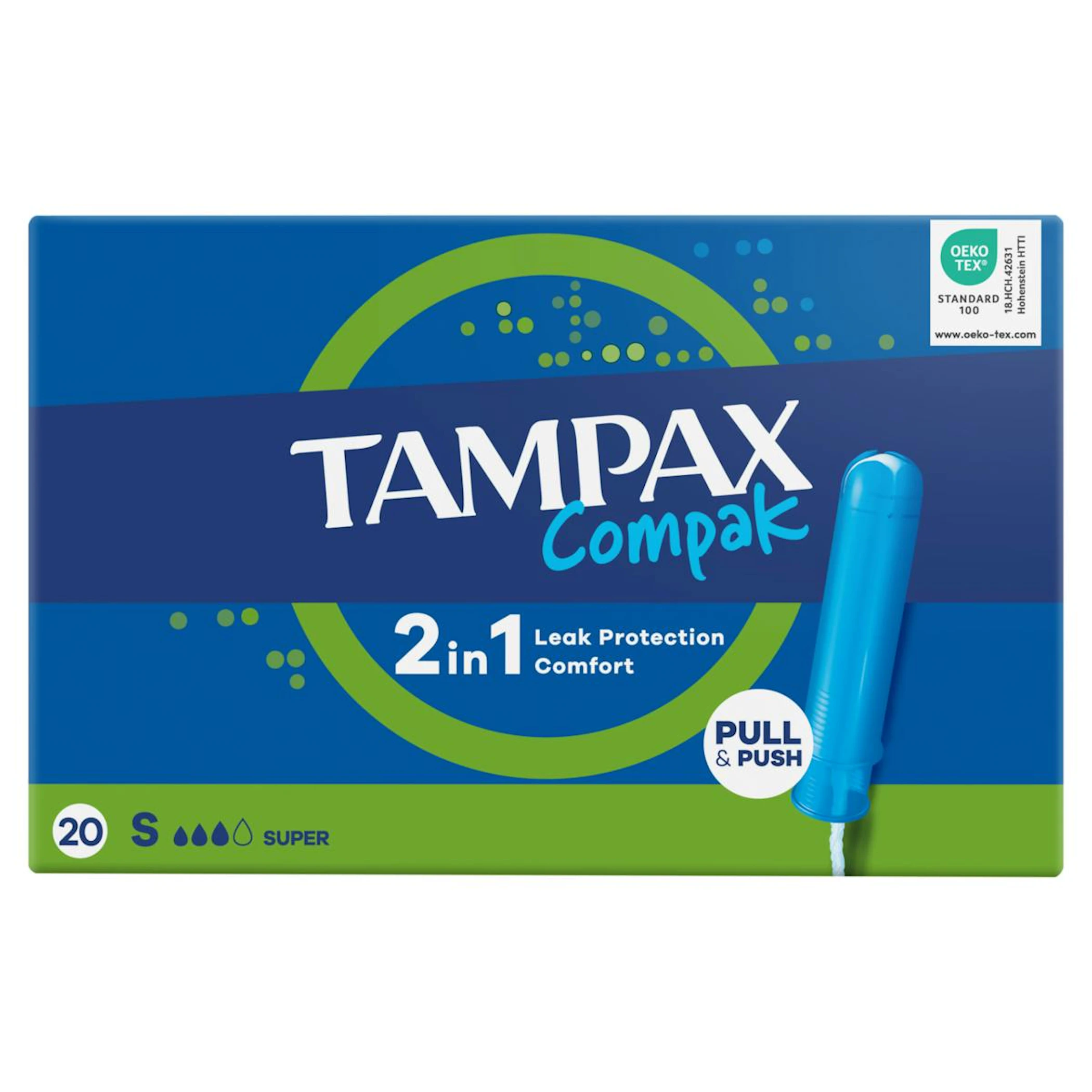 Tampones Compack Super Tampax 20 Uds 0