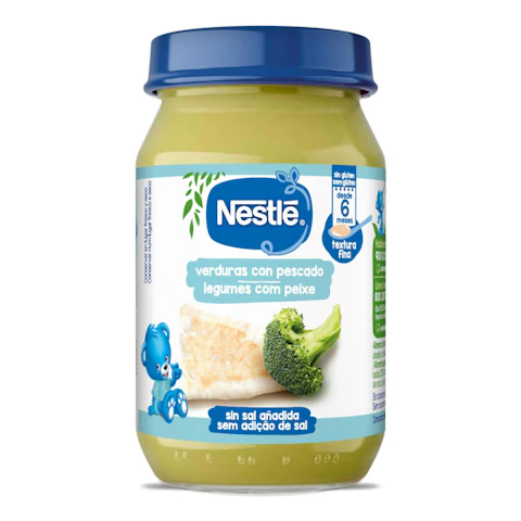 Pure Verduras Con Pescado 190 Gr