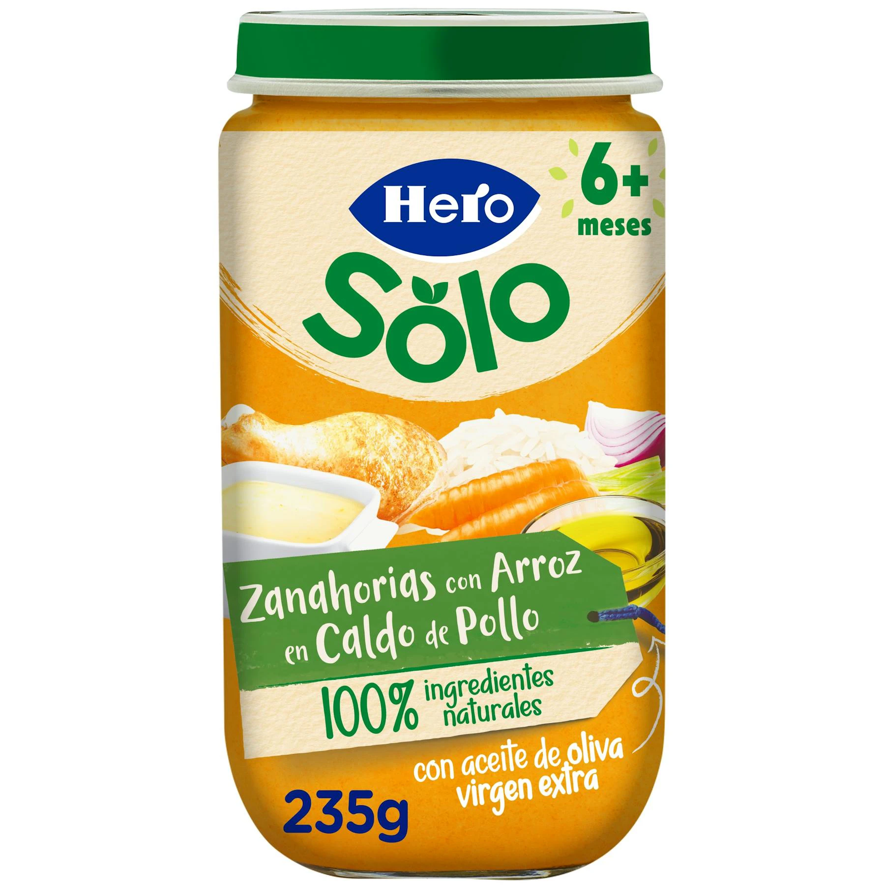 Frasquinho Cenoura, Arroz E Caldo De Frango Hero Baby 235Gr Frasquinho Cenoura, Arroz E Caldo De Frango Hero Baby 235Gr 0