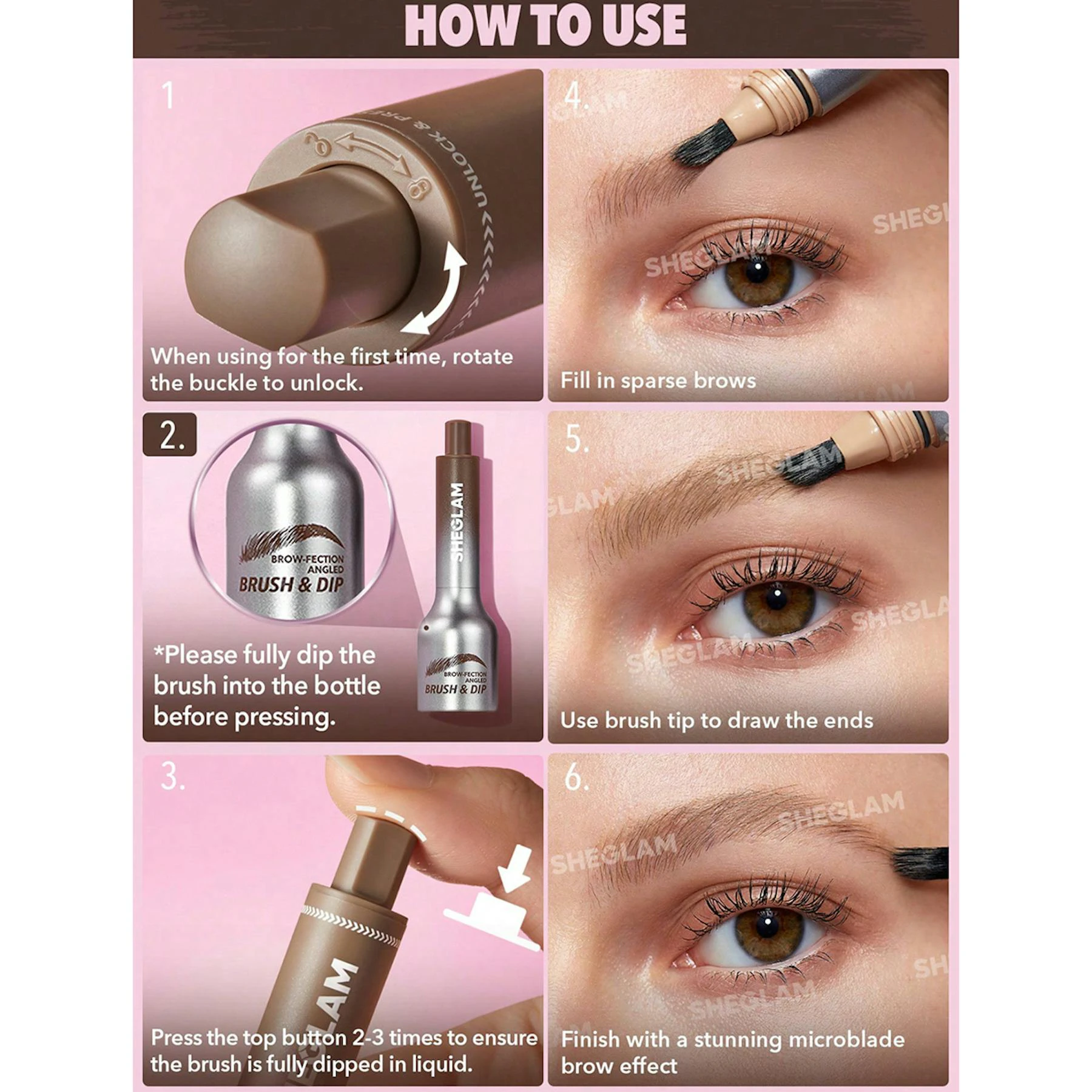 Tinta Para Sobrancelhas Brow-Fection Sheglam