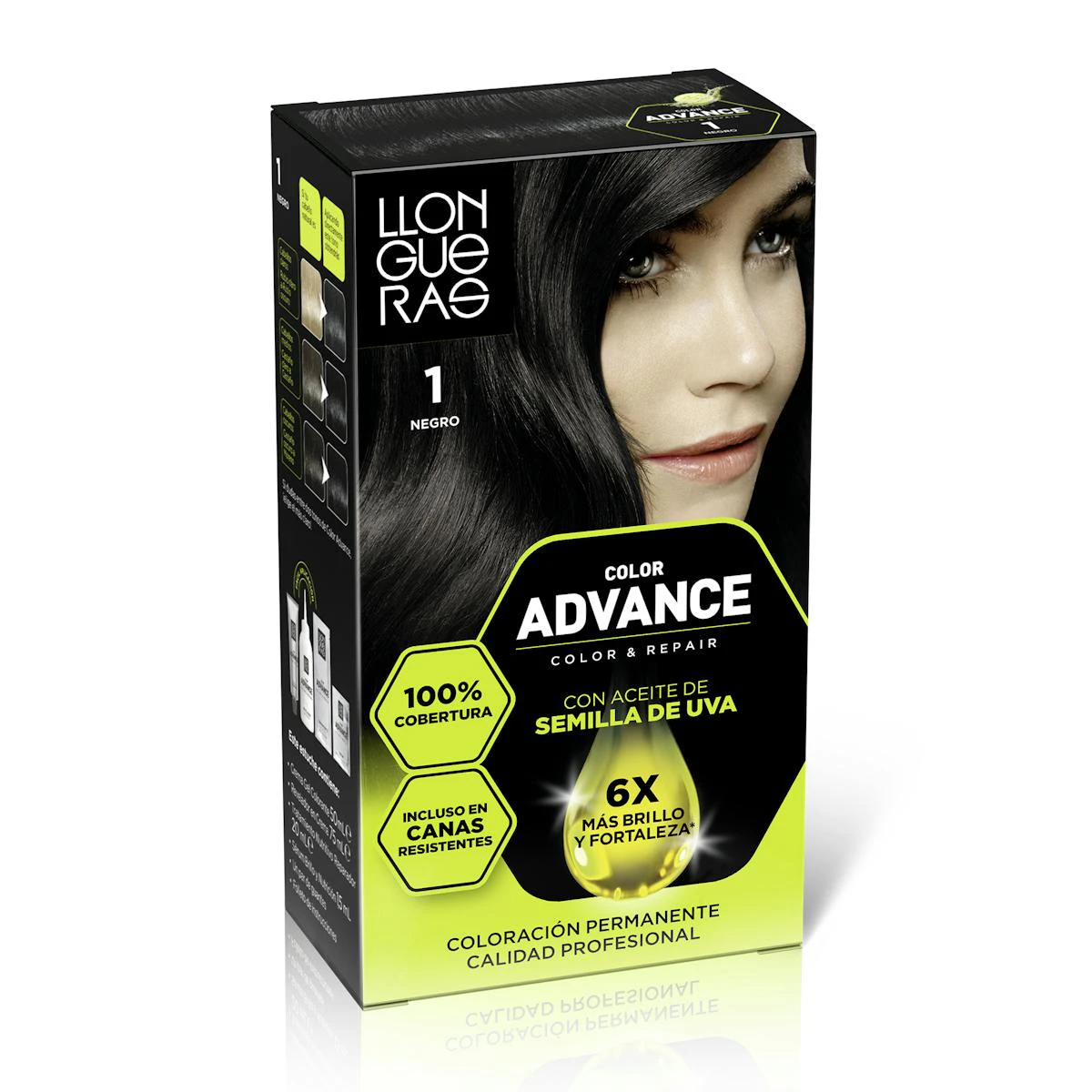 Tinte Permanente Color Advance Llongueras Tonos Castaños