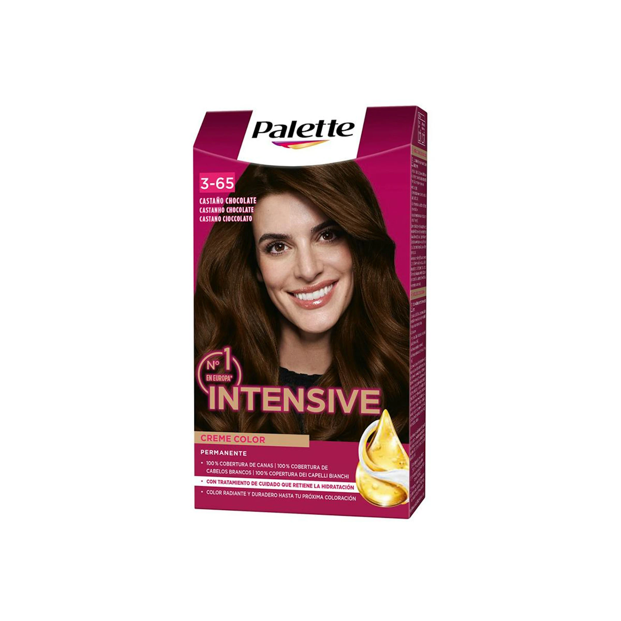 Tinte Permanente Intensive Creme Color Palette Tonos Castaños