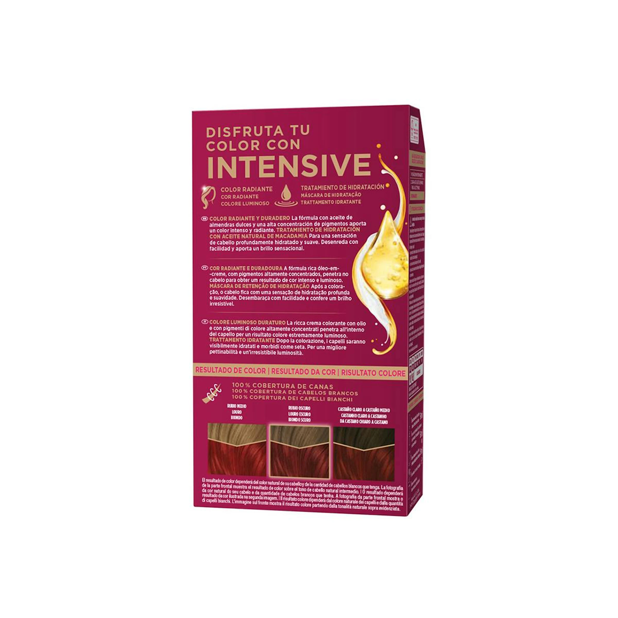 Tinta Permanente Intensive Creme Color Palette Tons Cobre/Vermelhos