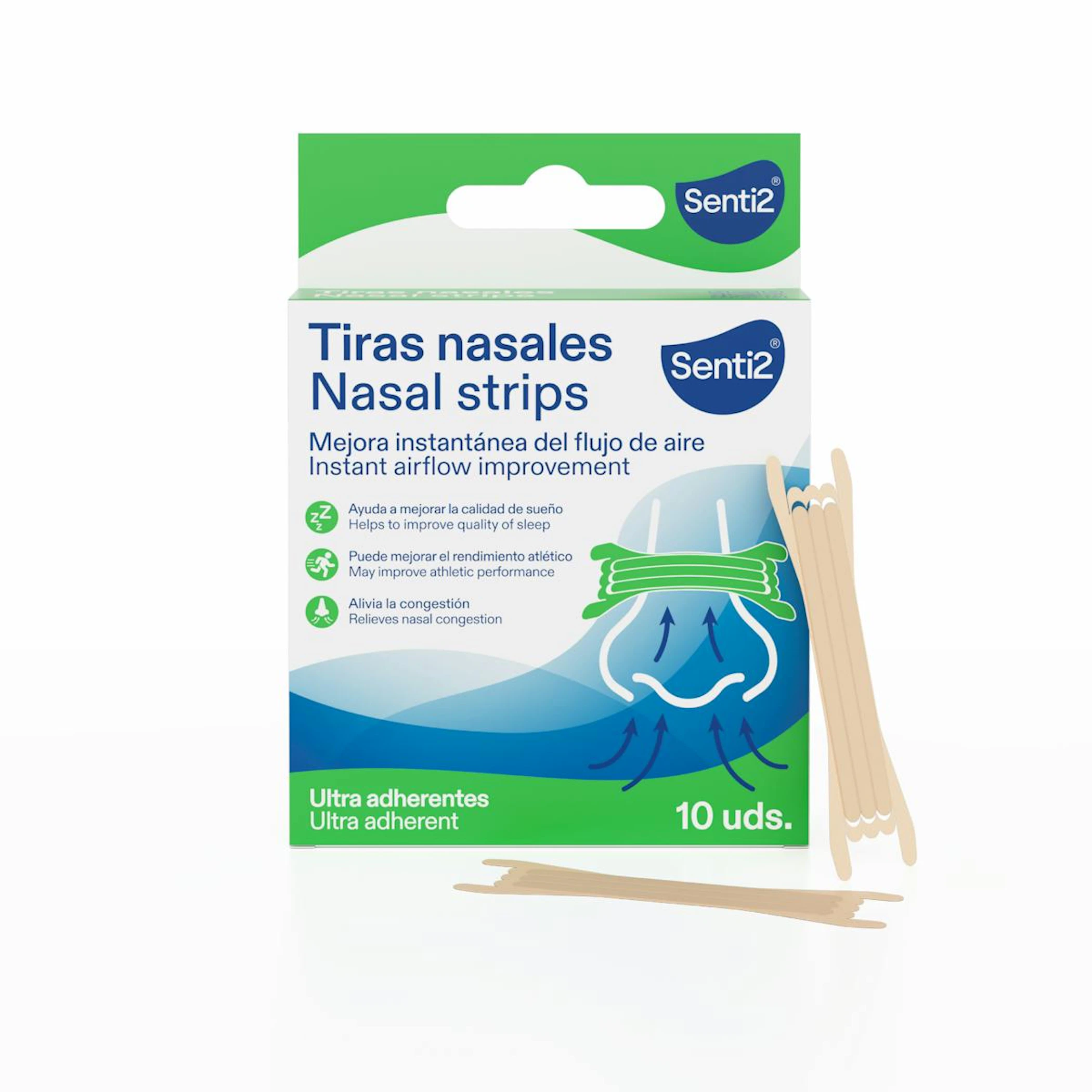 Tiras Nasais Senti2 10 Unid 0
