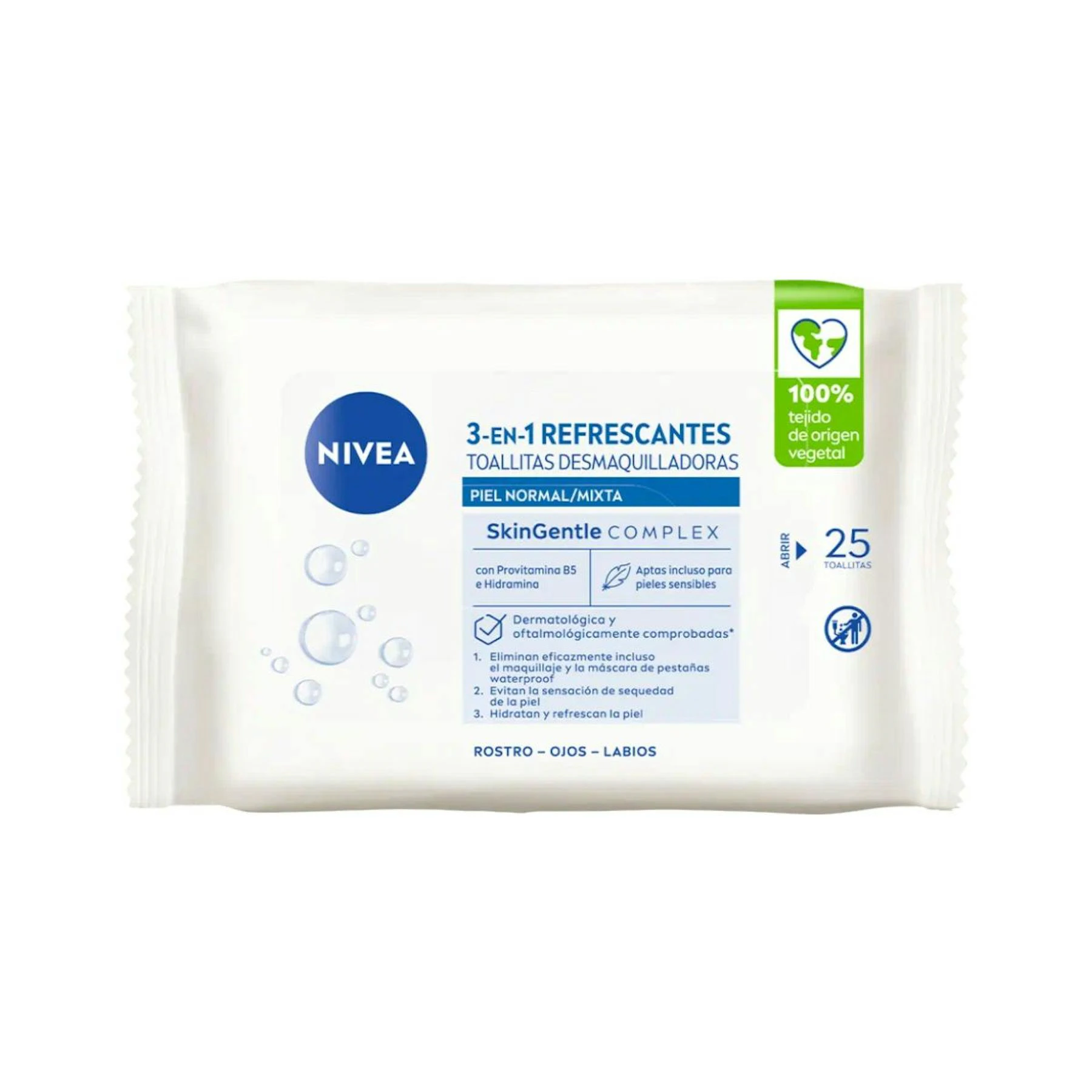 Toallitas Desmaquillantes Refrescantes 3 En 1 Piel Normal/Mixta Nivea 25 Uds Toallitas Desmaquillantes Refrescantes 3 En 1 Piel Normal/Mixta Nivea 25 Uds 0