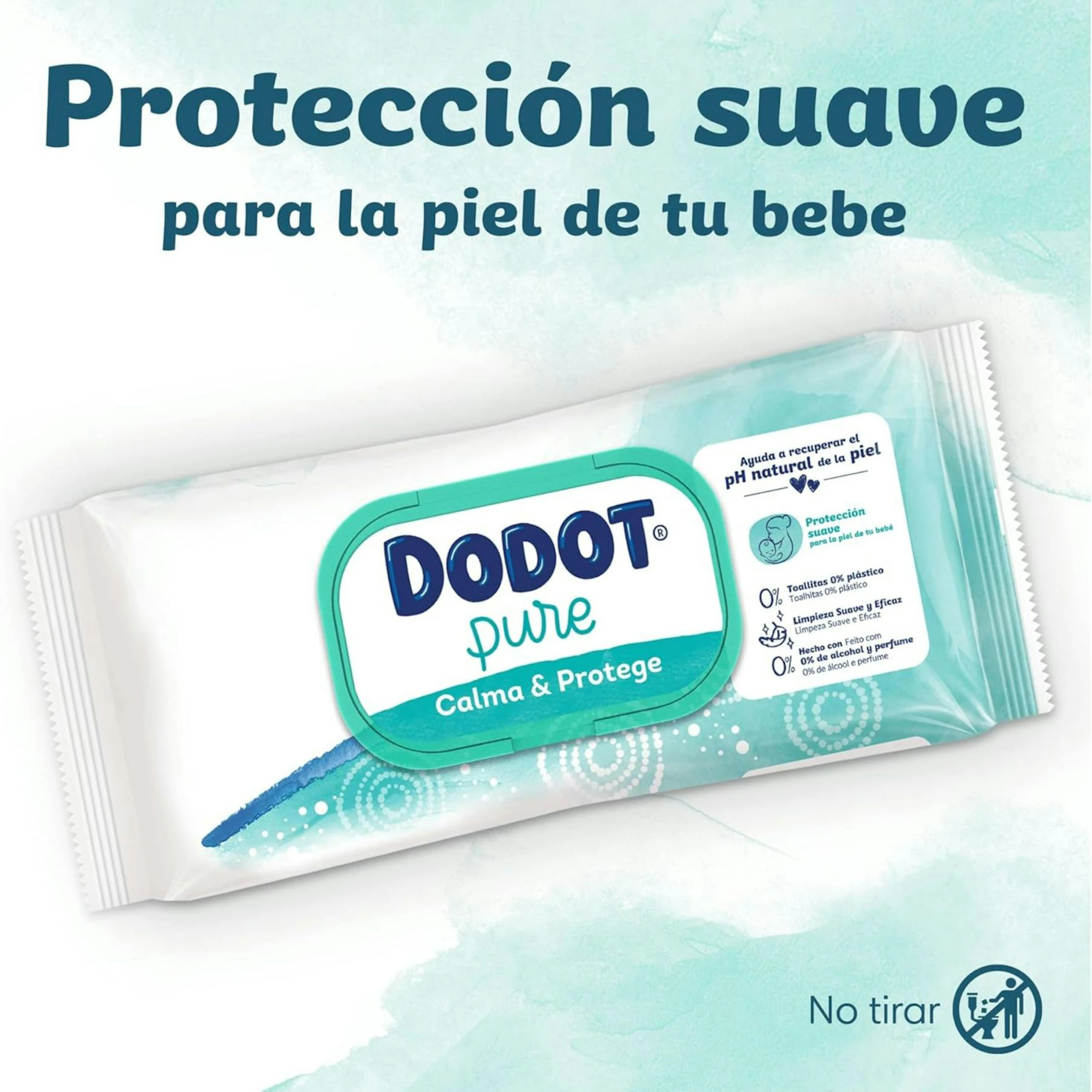 Toalhitas Húmidas Pure Calma e Proteção Dodot 46 unid.