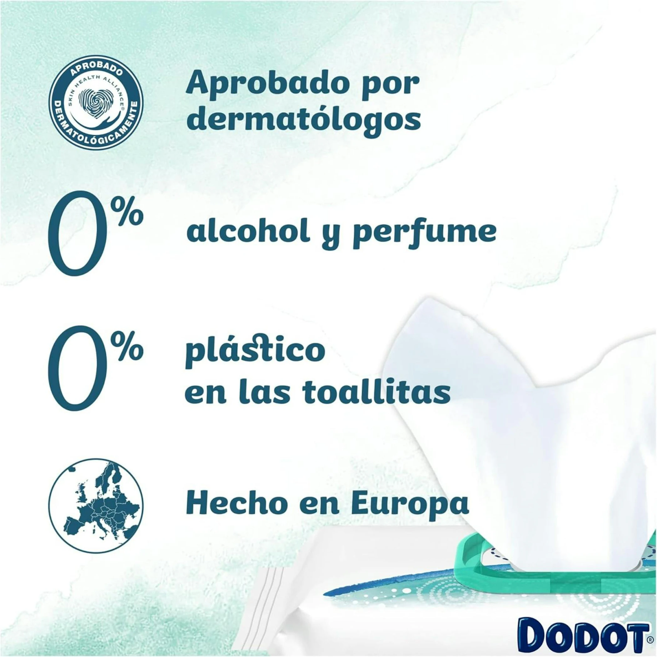 Toalhitas Húmidas Pure Calma e Proteção Dodot 46 unid.