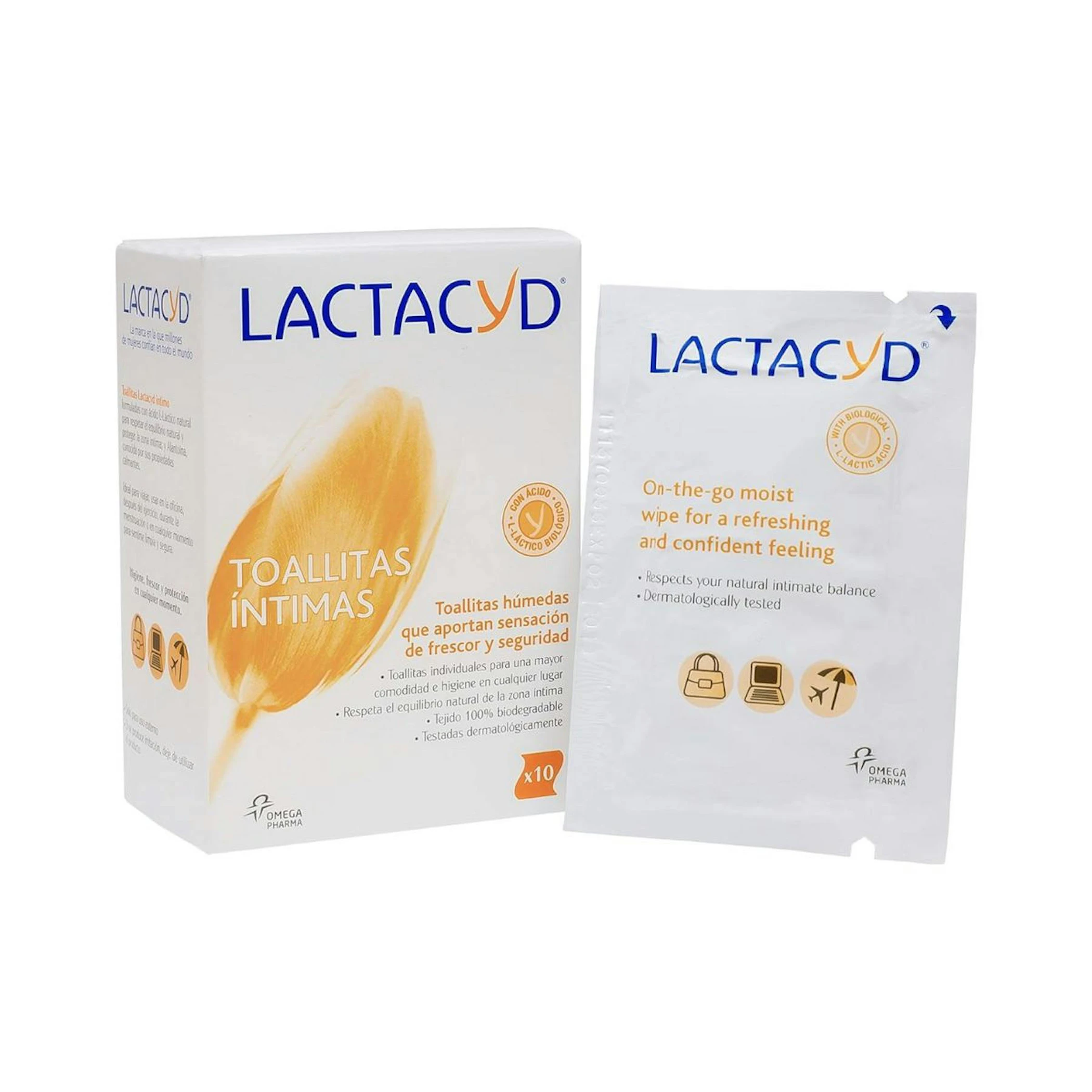 Toallitas Íntimas Lactacyd 10 Uds